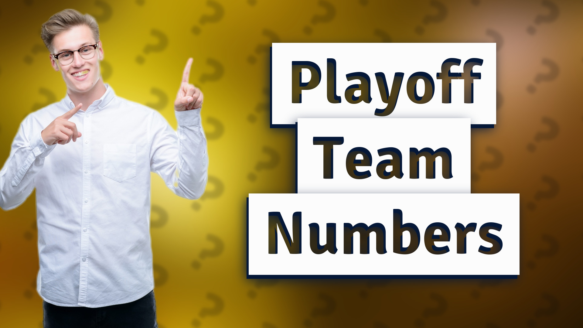 Playoff Team Numbers