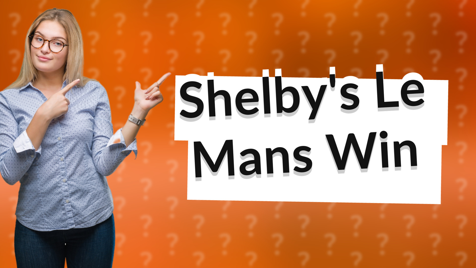 Shelby's Le Mans Win