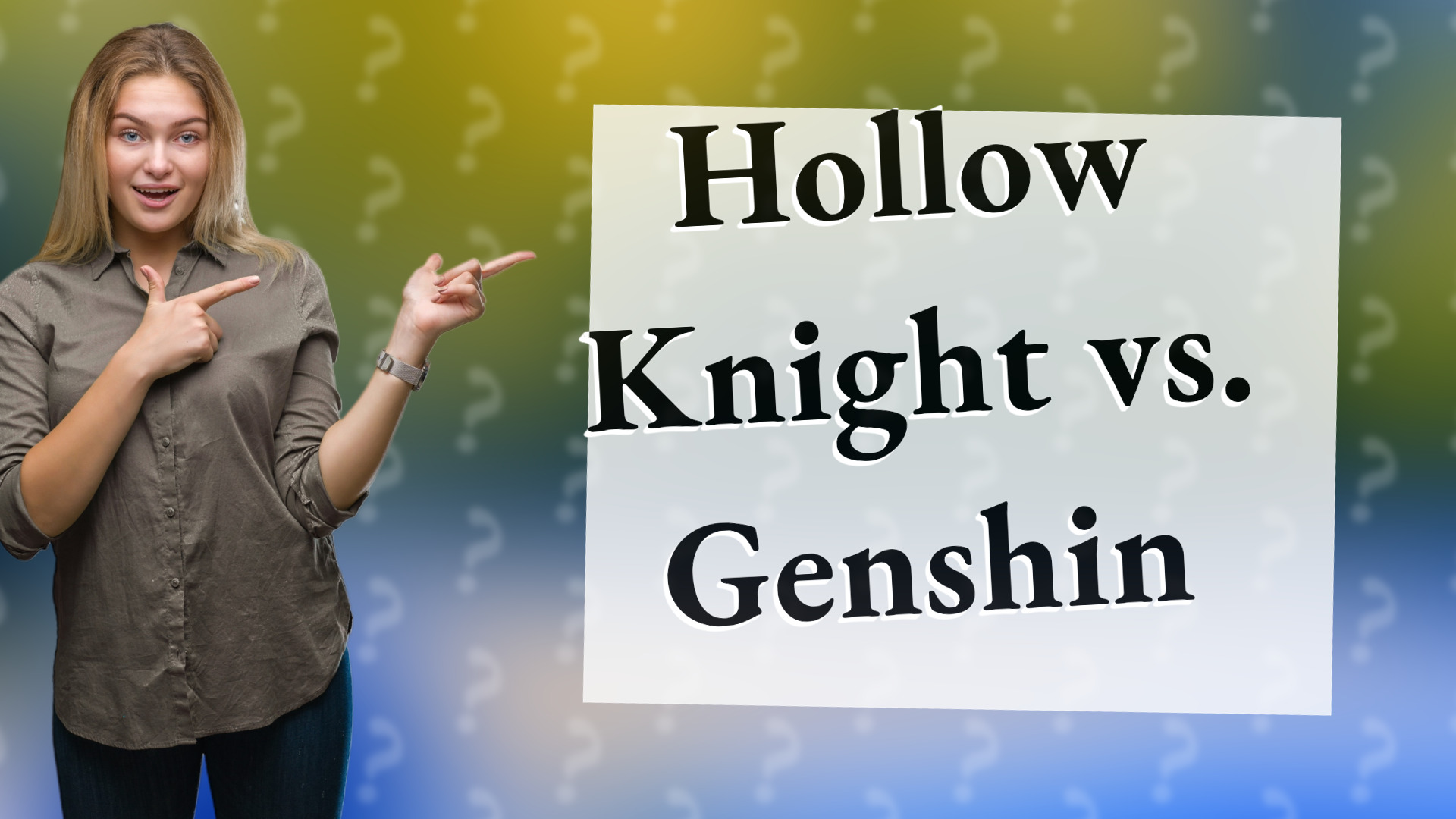 Hollow Knight vs. Genshin