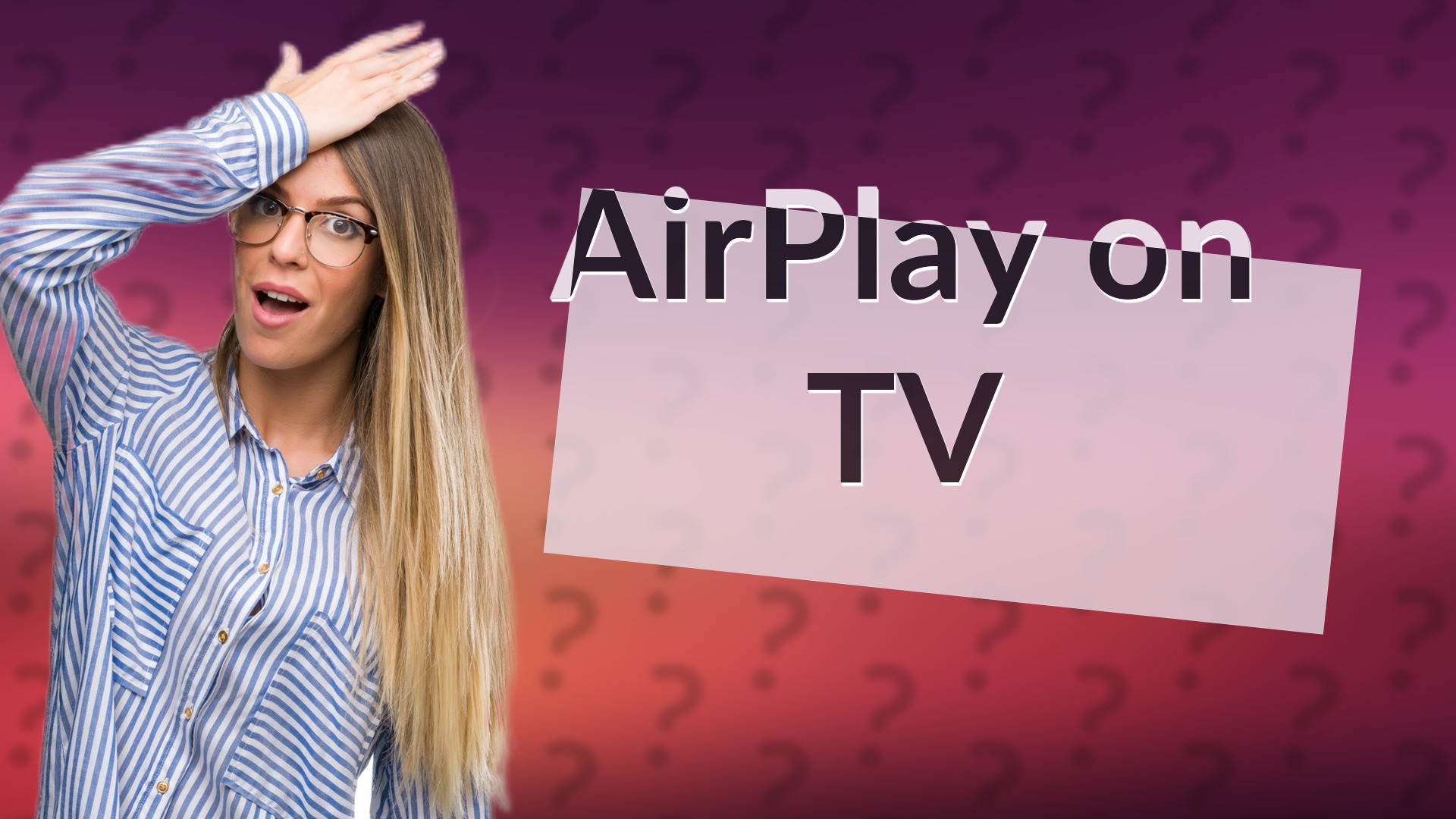 AirPlay on TV