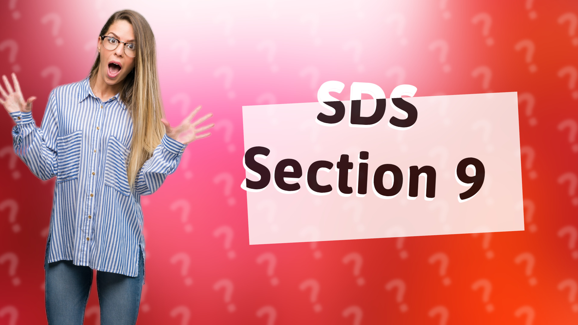 SDS Section 9