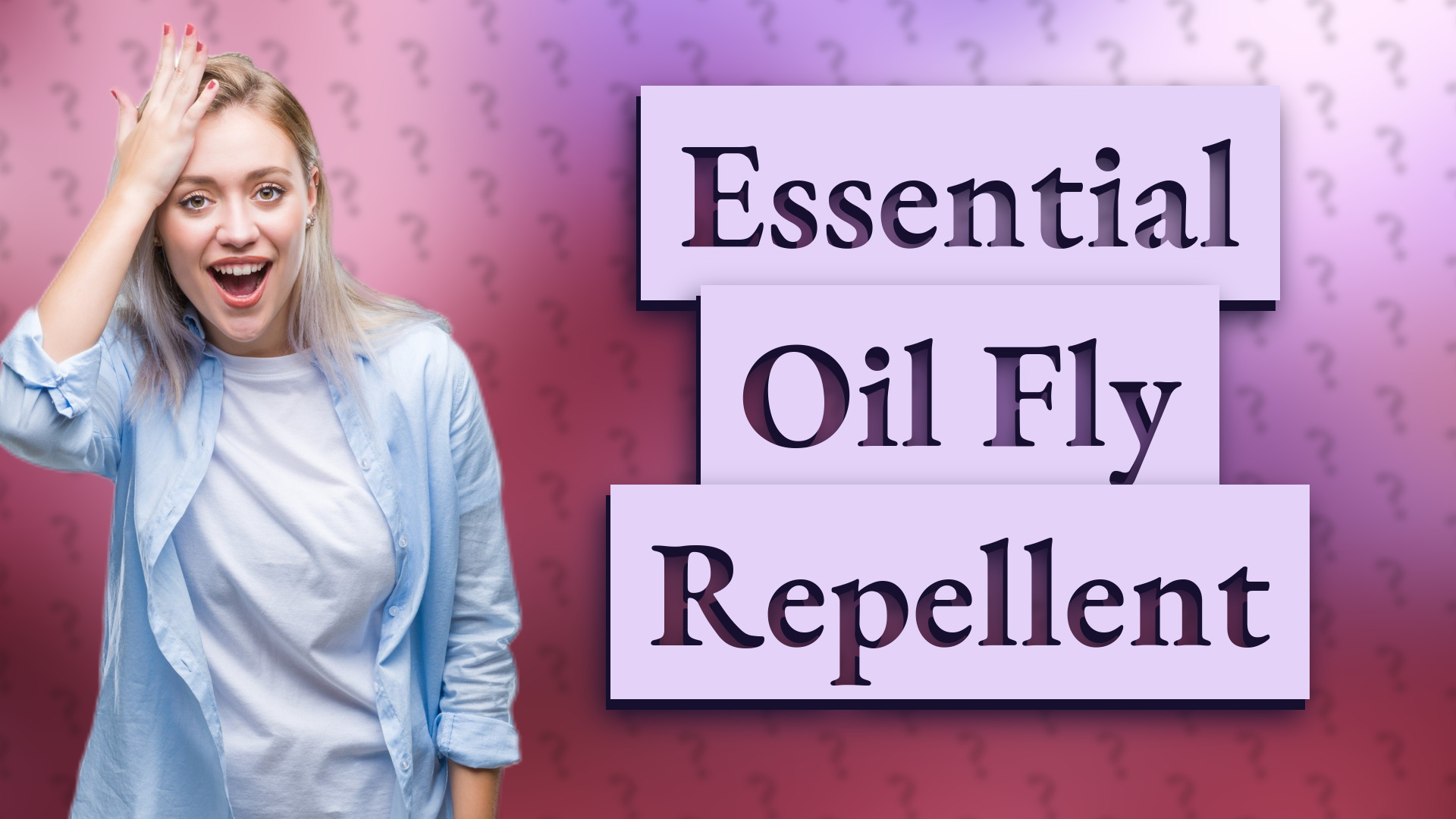 Essential Oil Fly Repellent
