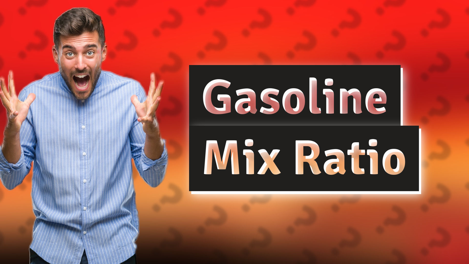Gasoline Mix Ratio