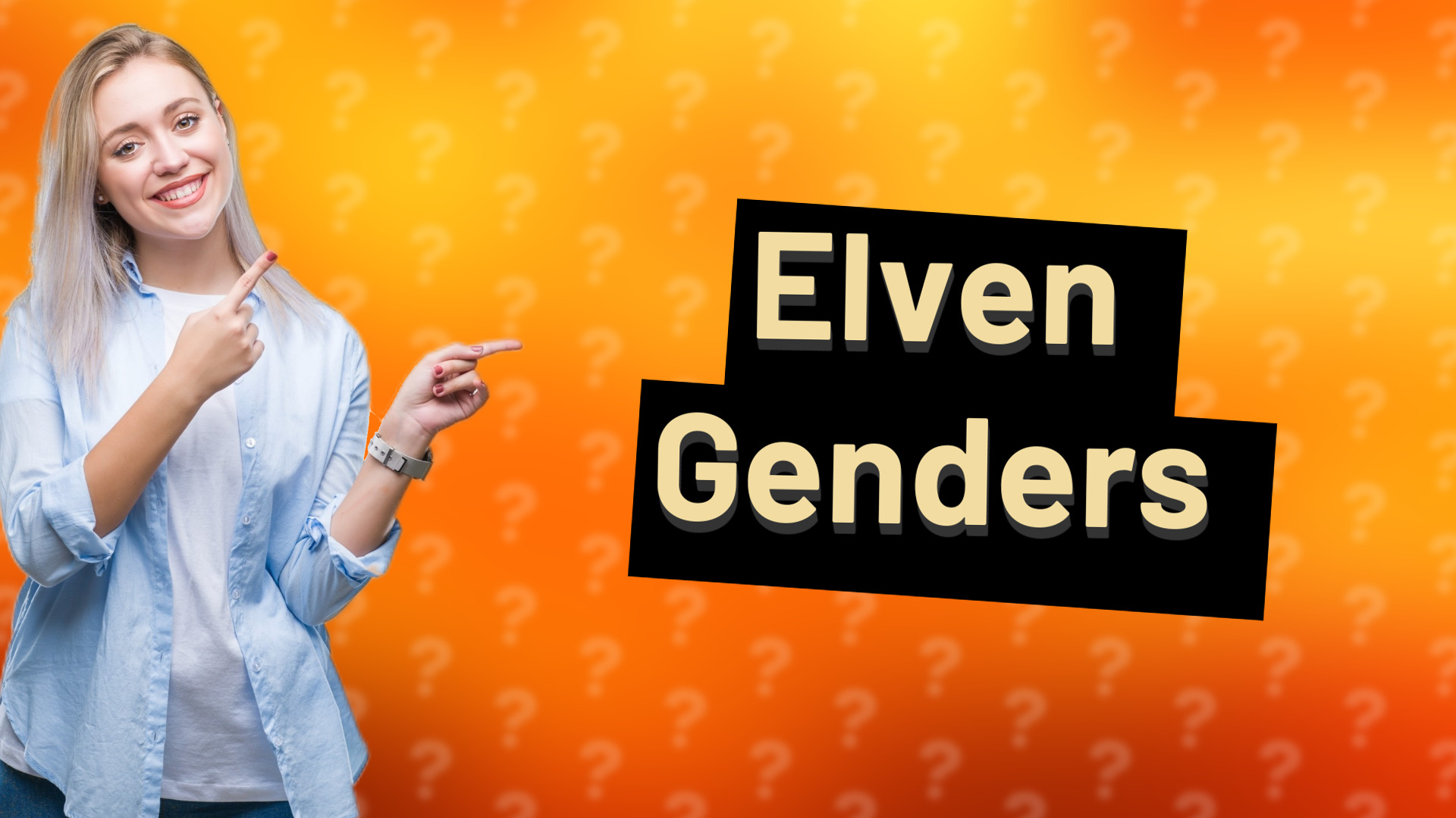 Elven Genders