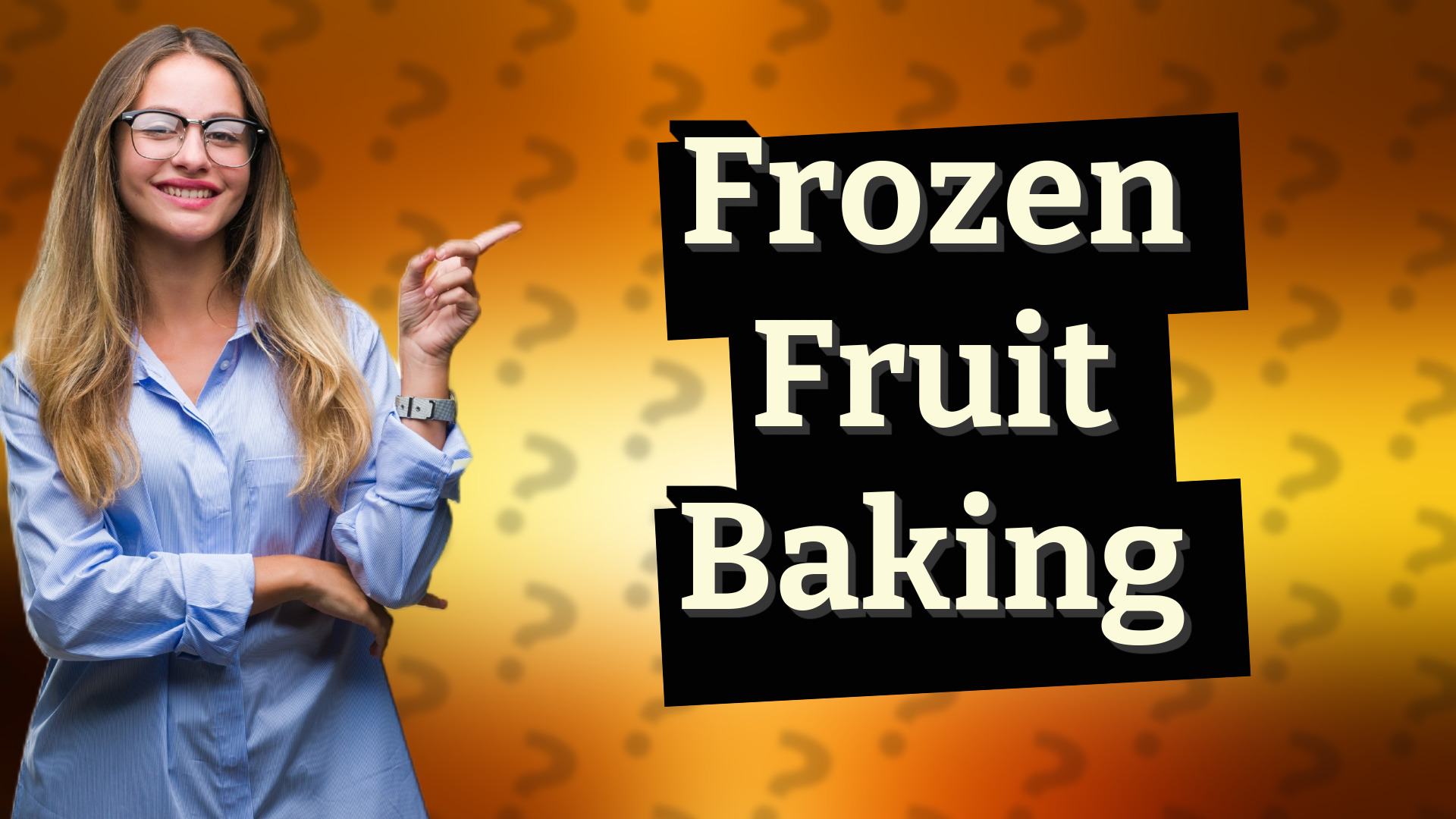 Frozen Fruit Baking