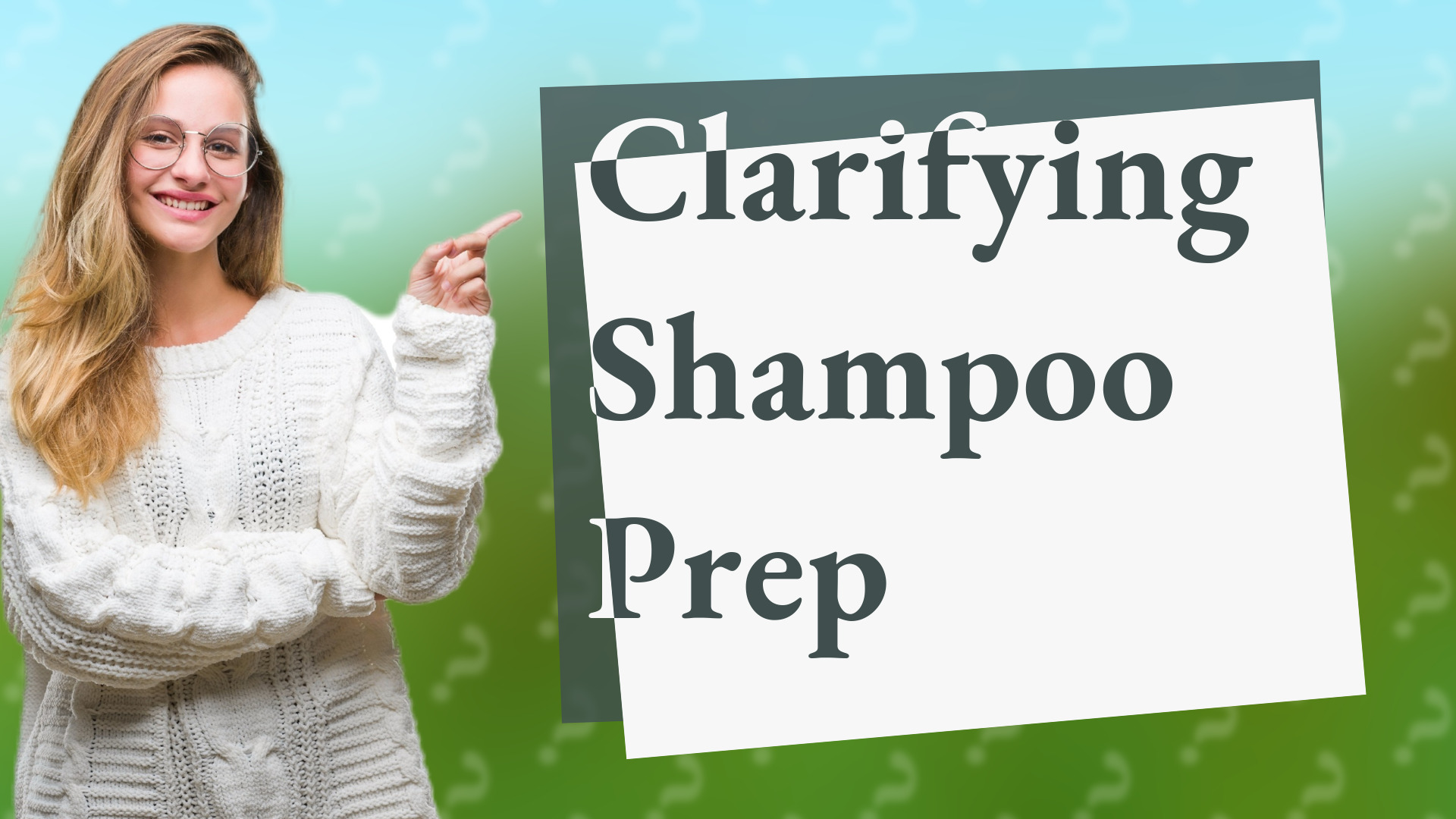 Clarifying Shampoo Prep