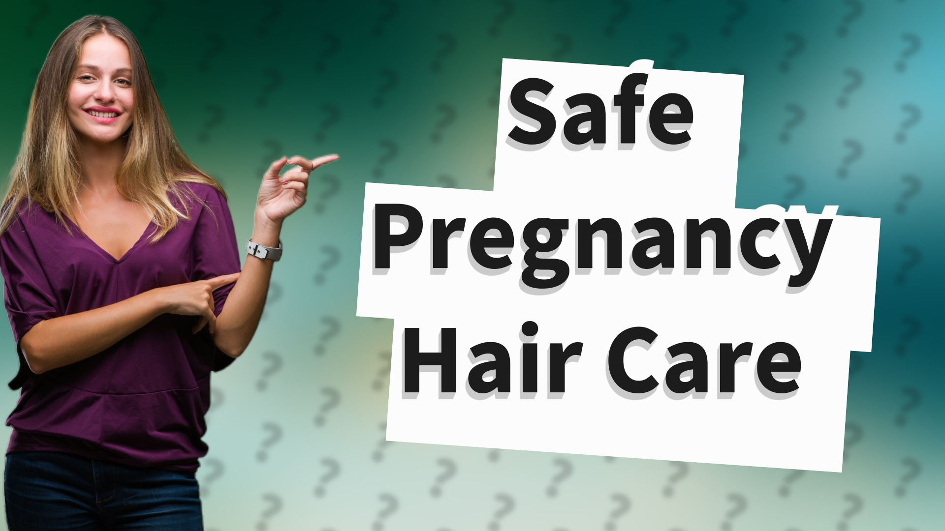 Safe Pregnancy Hair Care