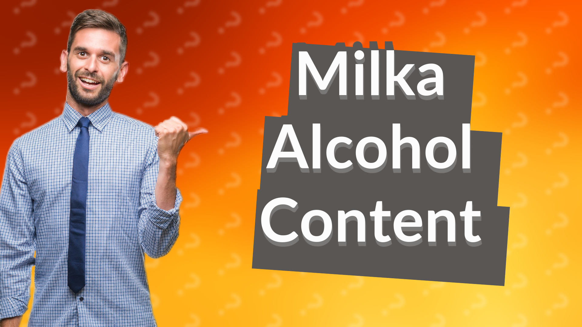 Milka Alcohol Content