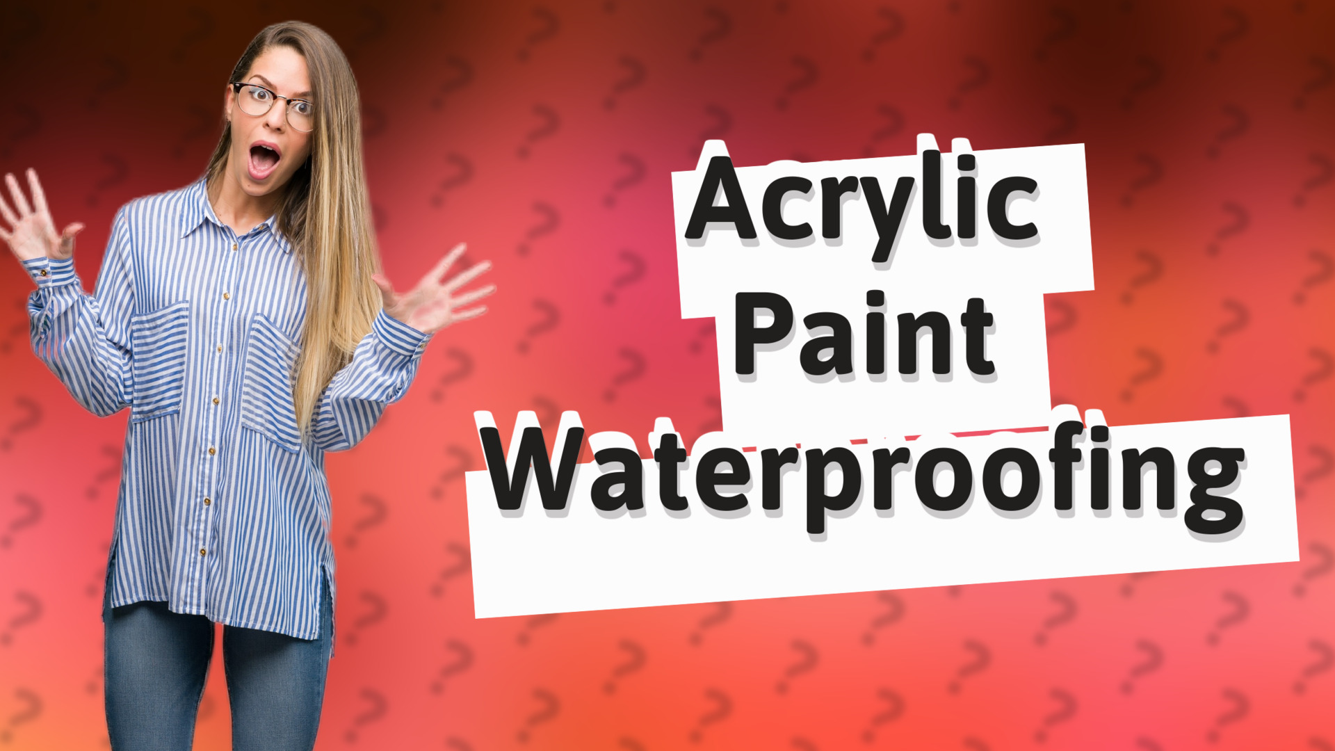 Acrylic Paint Waterproofing