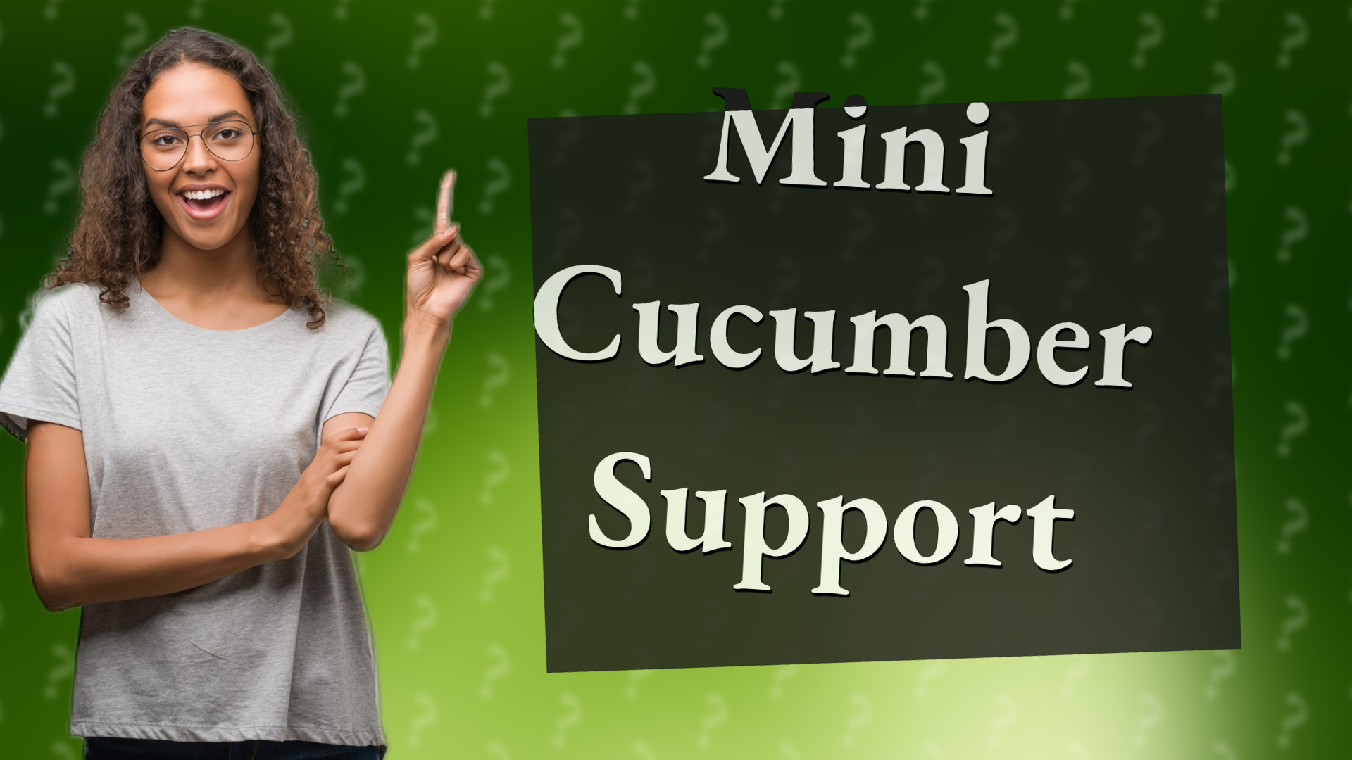 Mini Cucumber Support