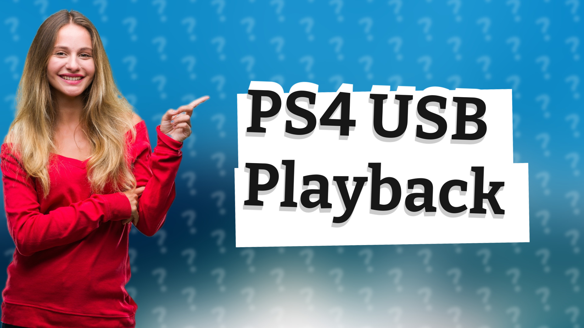 PS4 USB Playback