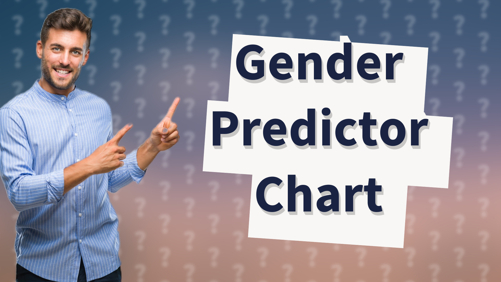 Gender Predictor Chart