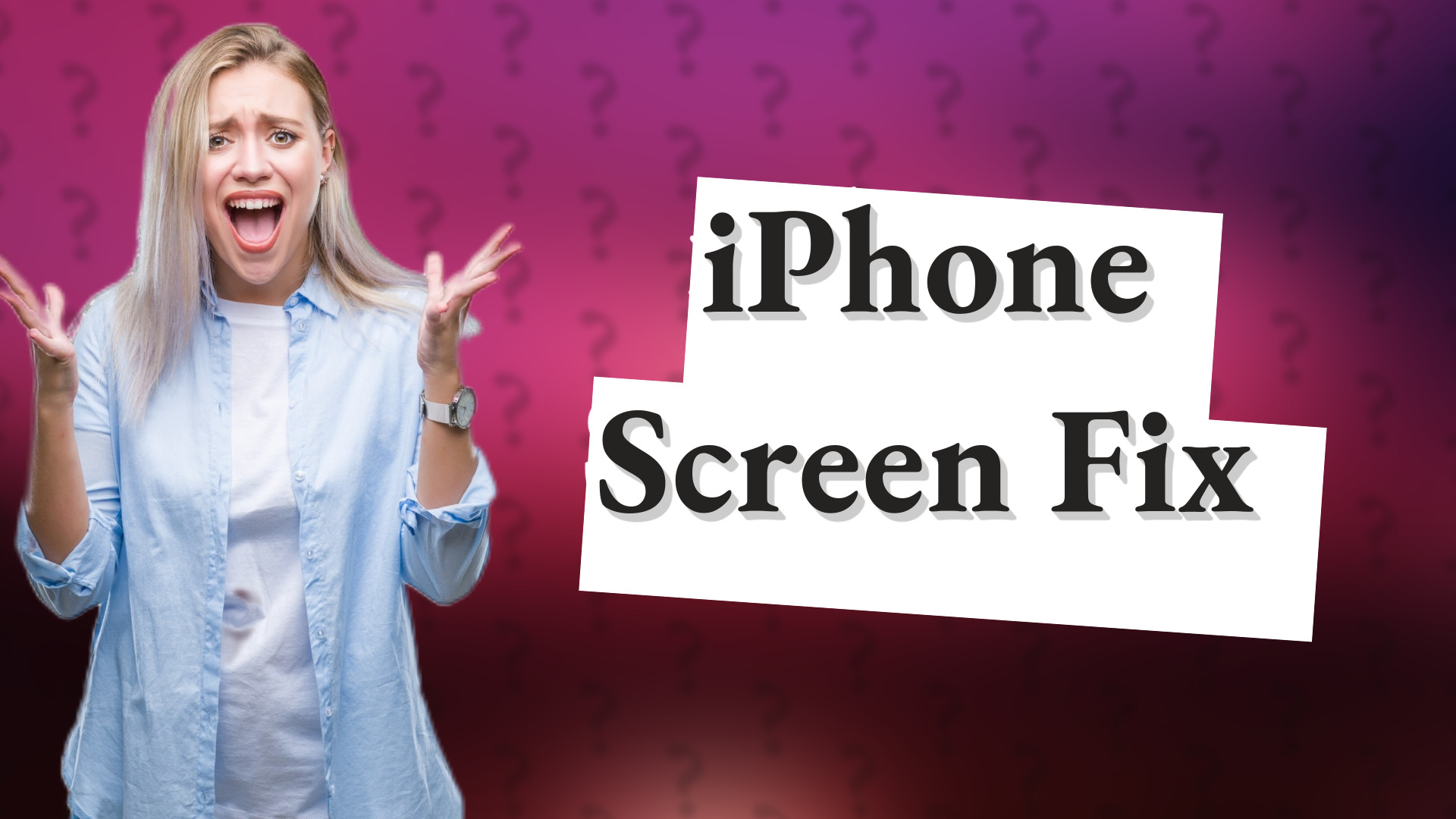 iPhone Screen Fix