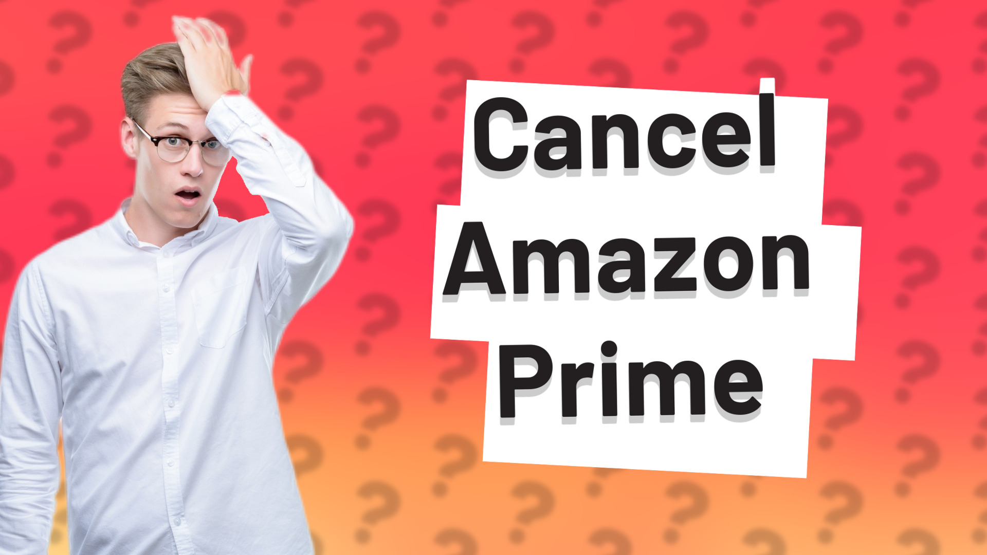 Cancel Amazon Prime