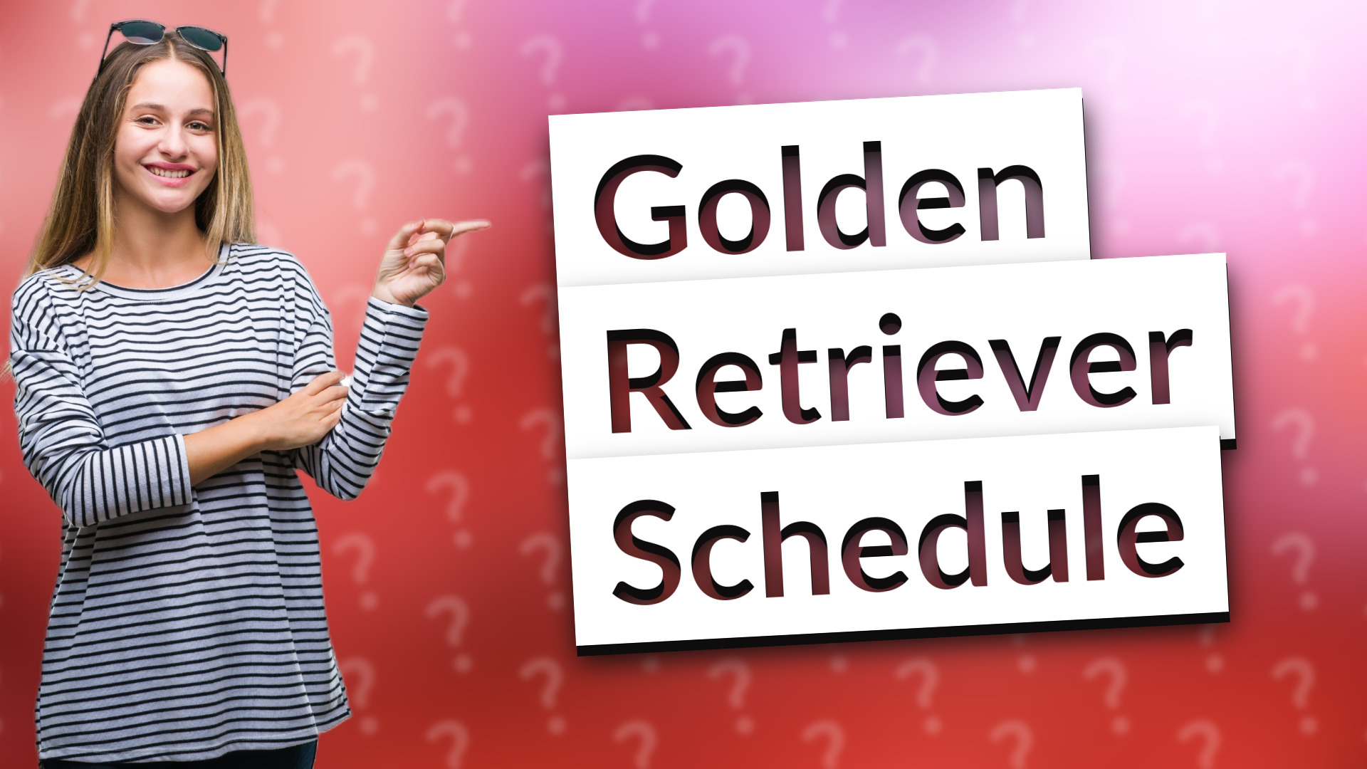 Golden Retriever Schedule