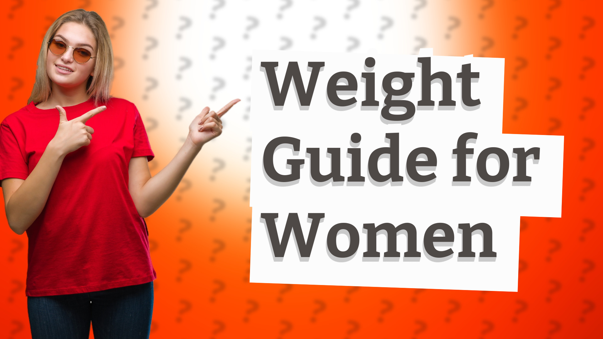 Weight Guide for Women