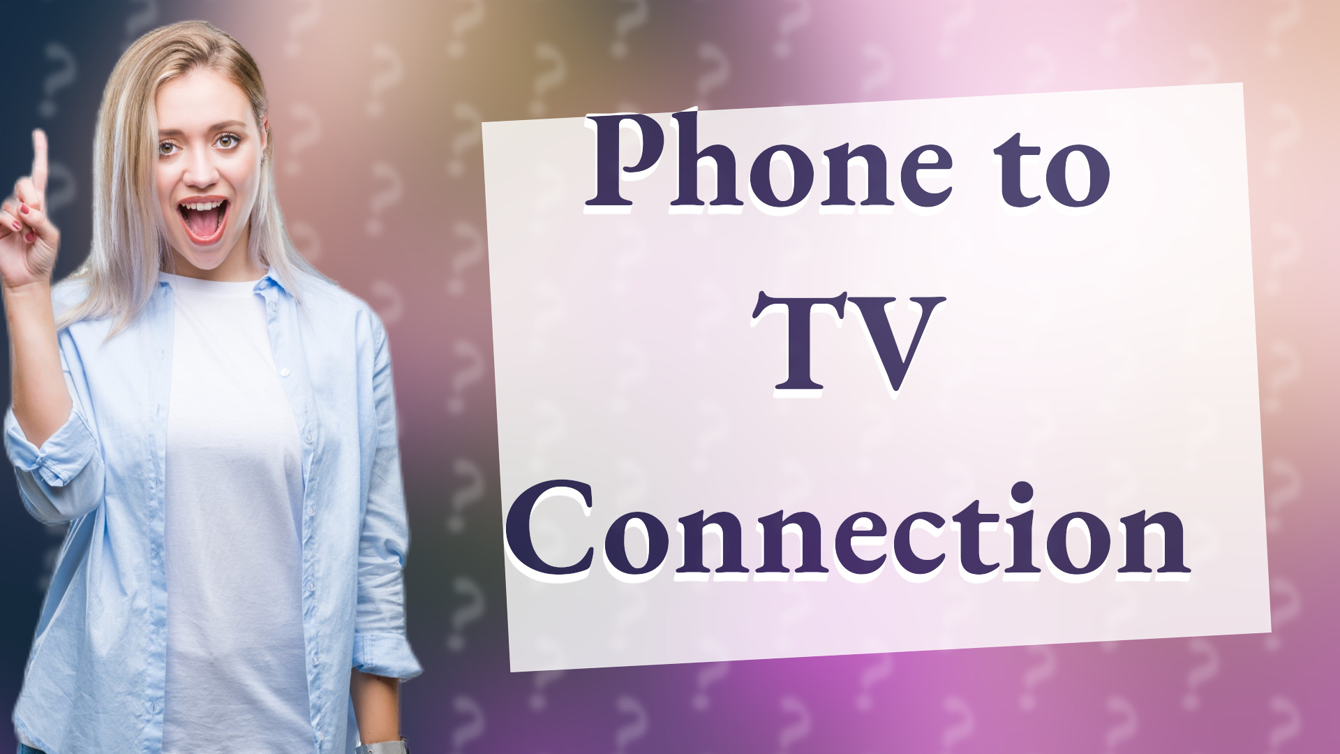 Phone to TV Connection