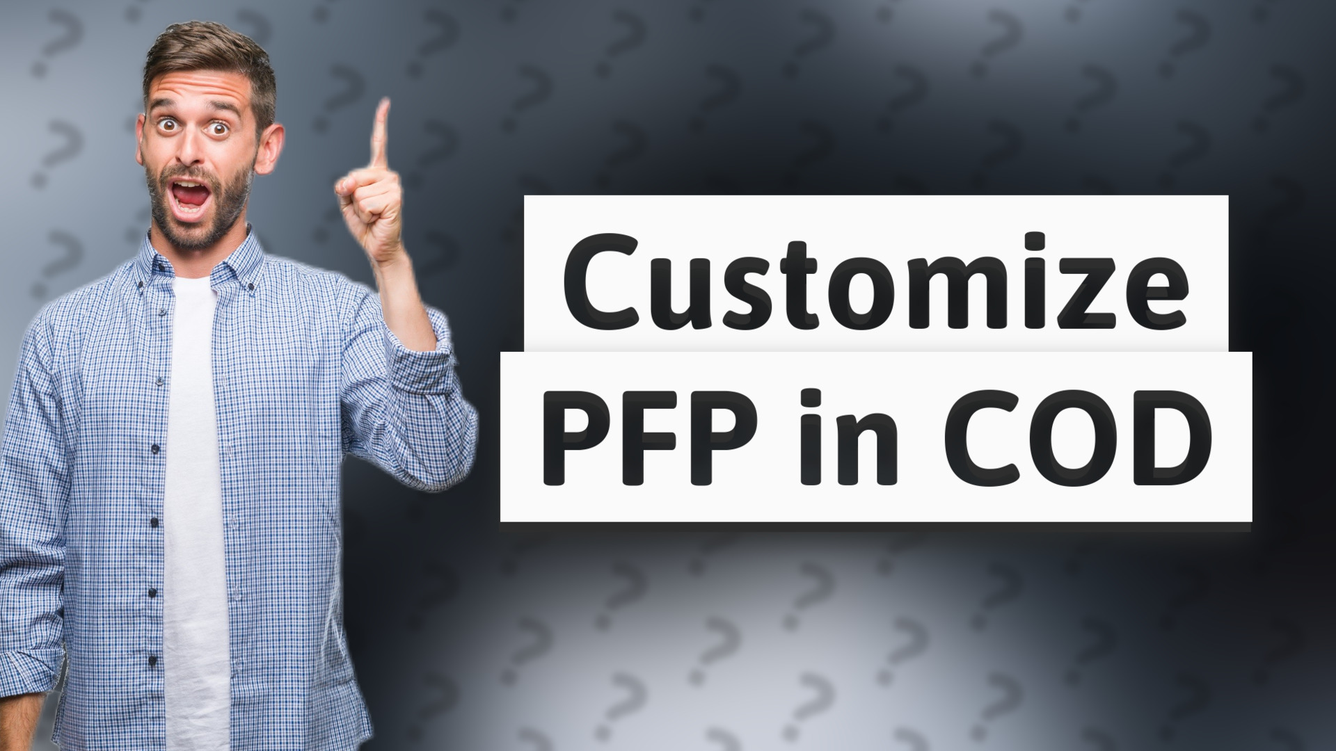 Customize PFP in COD