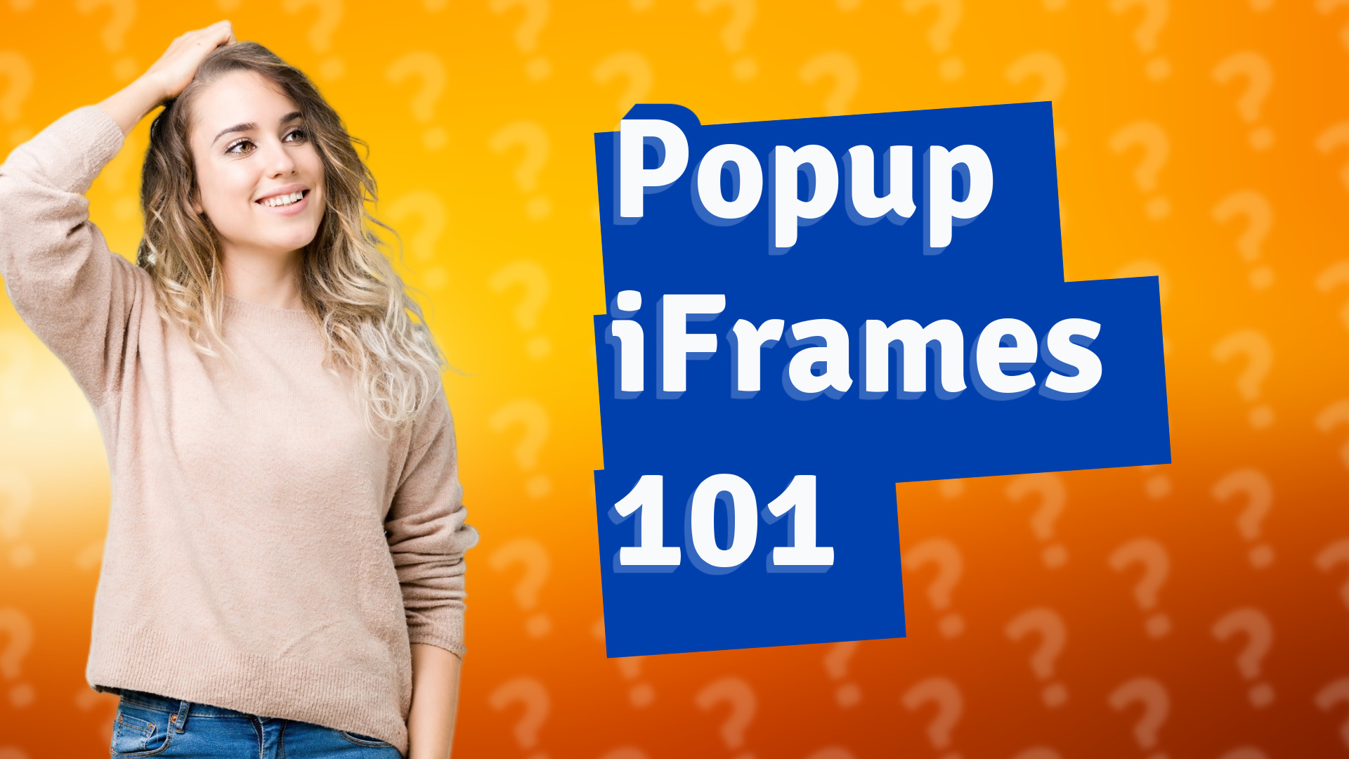 Popup iFrames 101