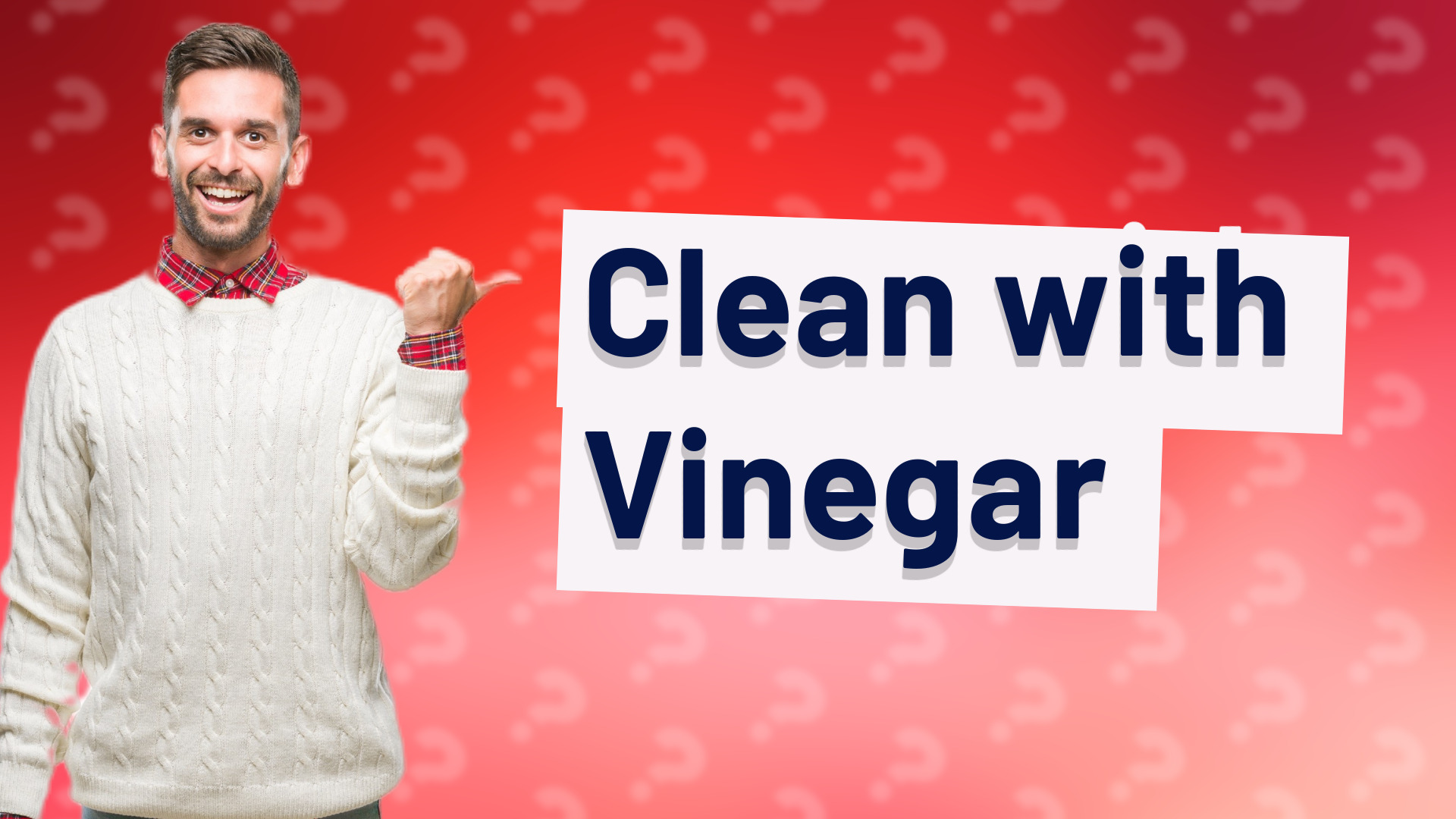 Clean with Vinegar