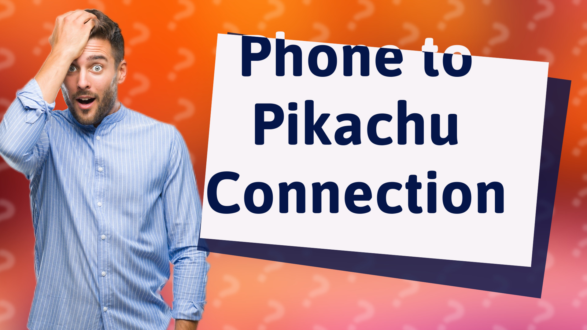 Phone to Pikachu Connection