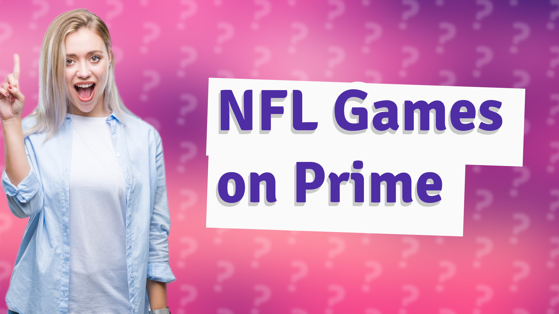NFL Games on Prime