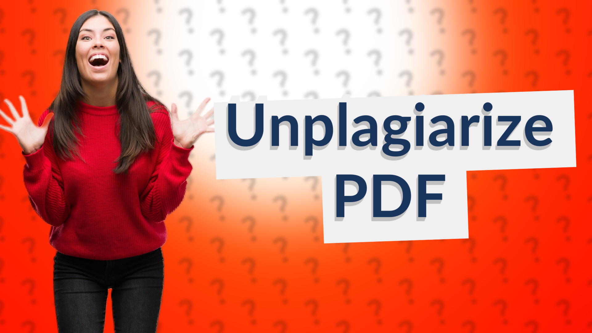 Unplagiarize PDF