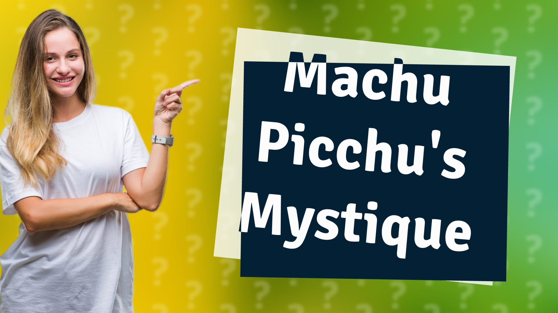 Machu Picchu's Mystique
