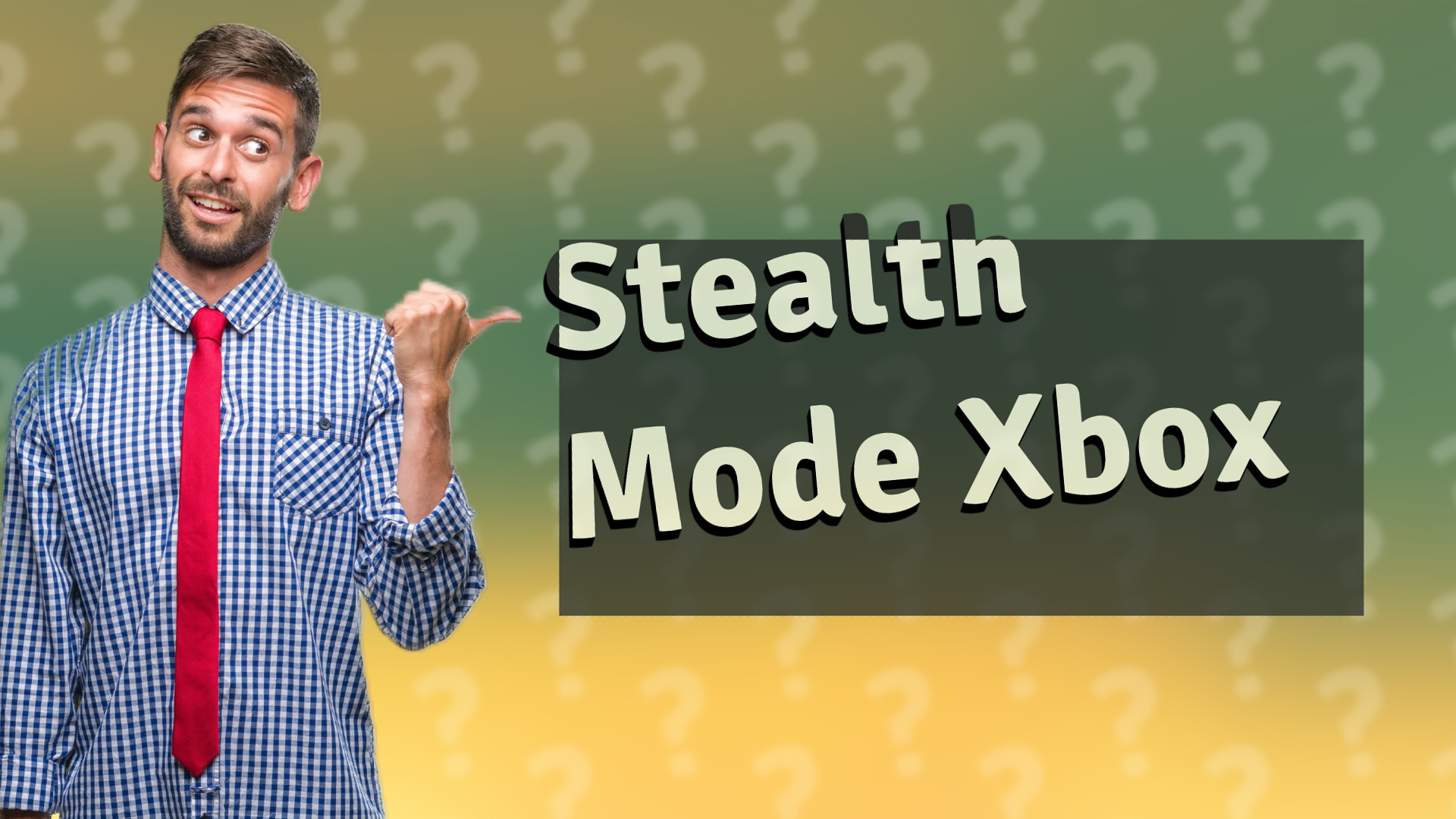 Stealth Mode Xbox