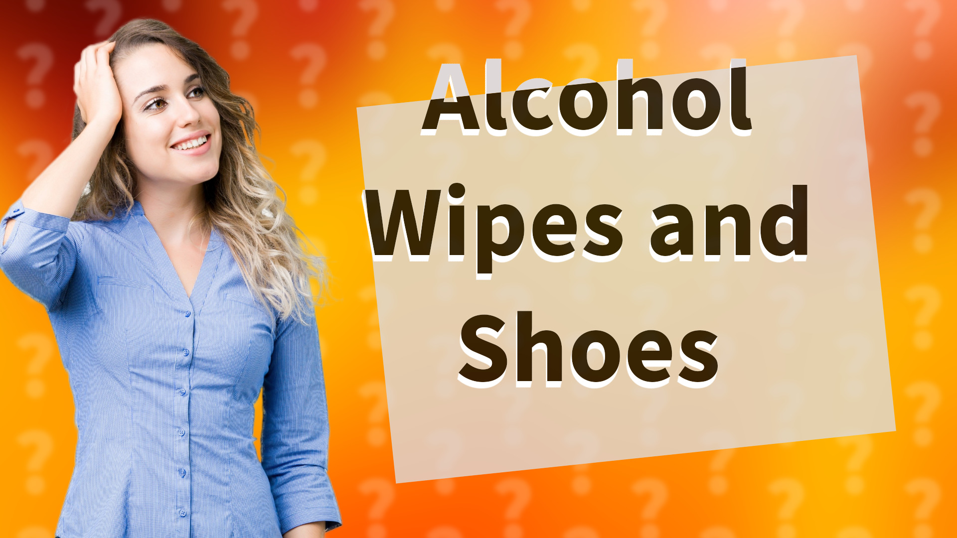 Alcohol Wipes and Shoes
