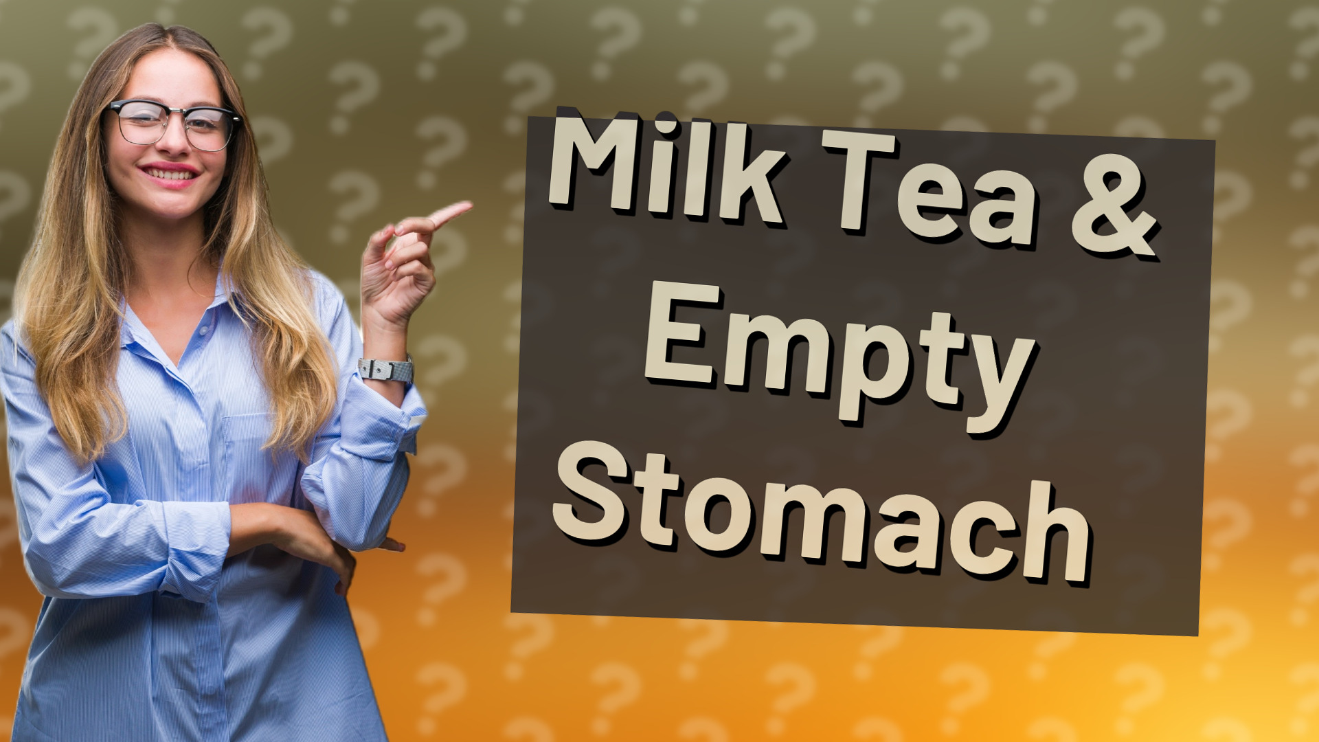 Milk Tea & Empty Stomach
