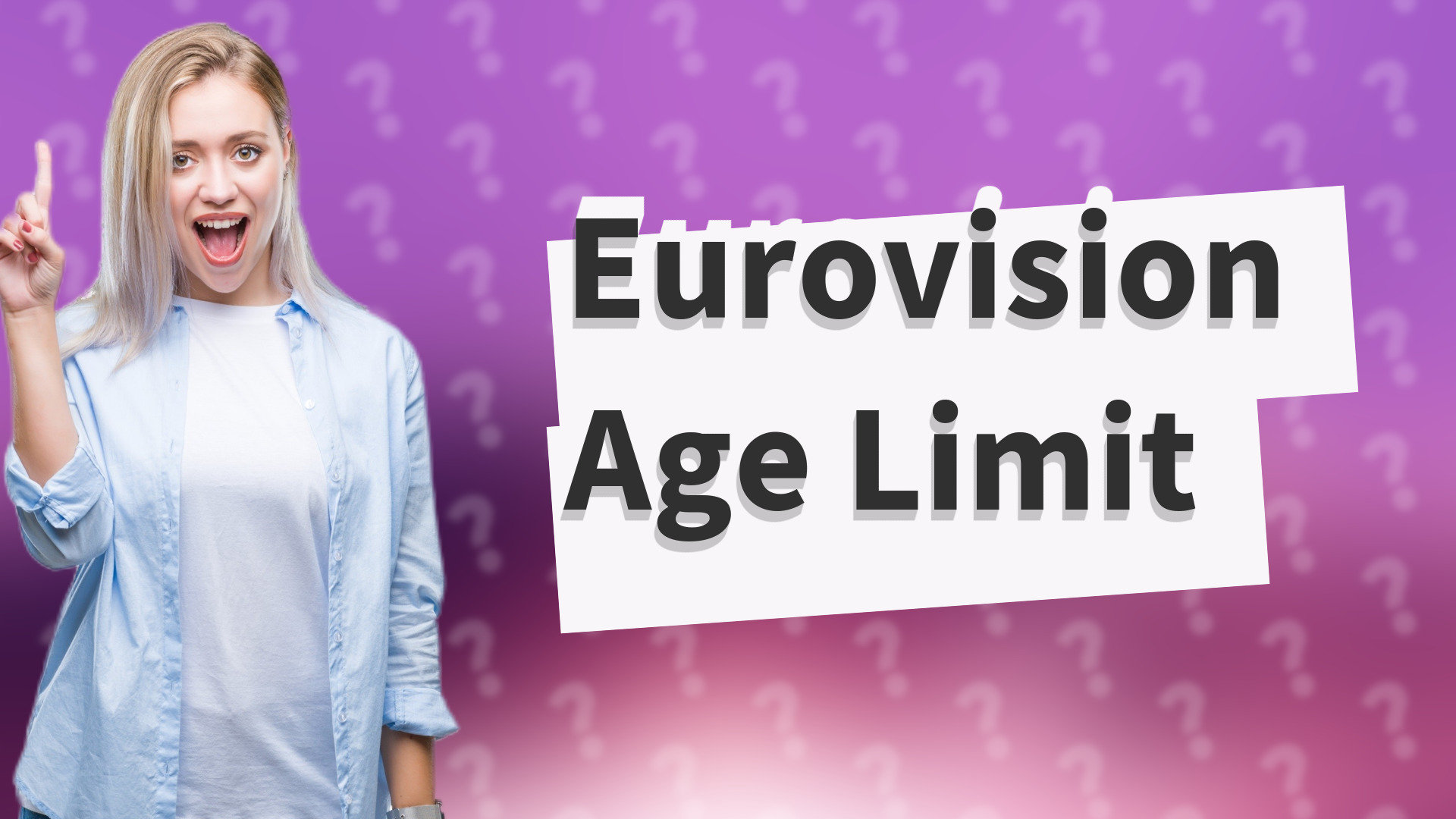 Eurovision Age Limit