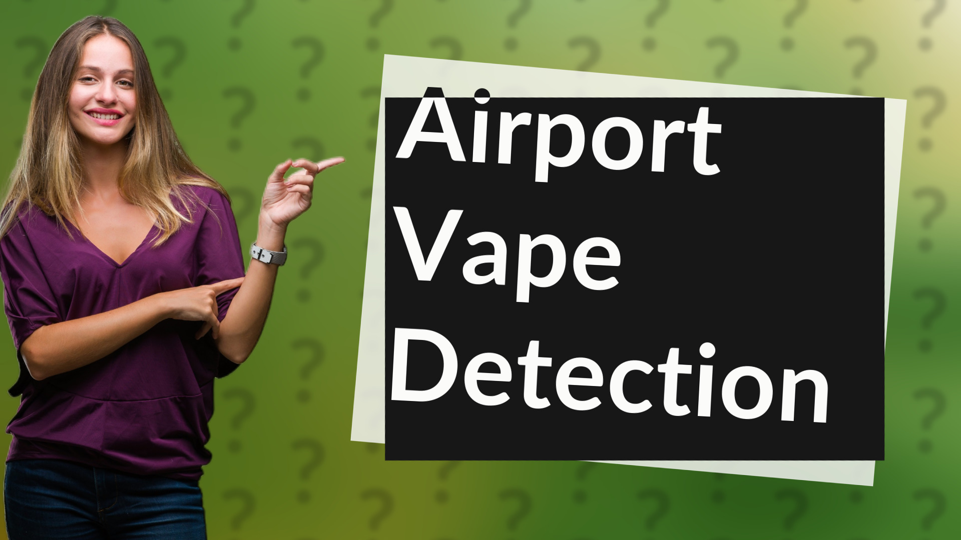 Airport Vape Detection