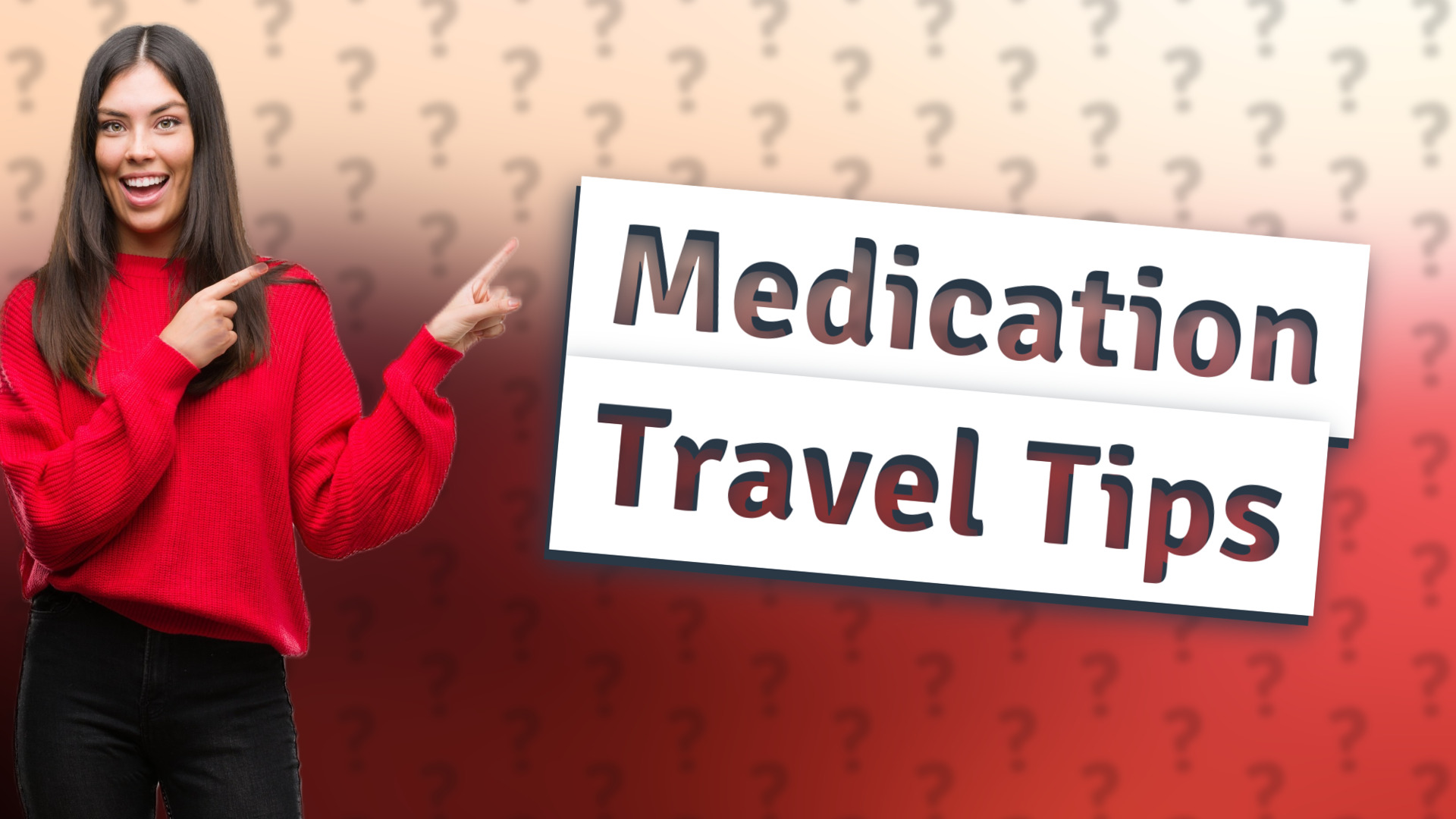 Medication Travel Tips