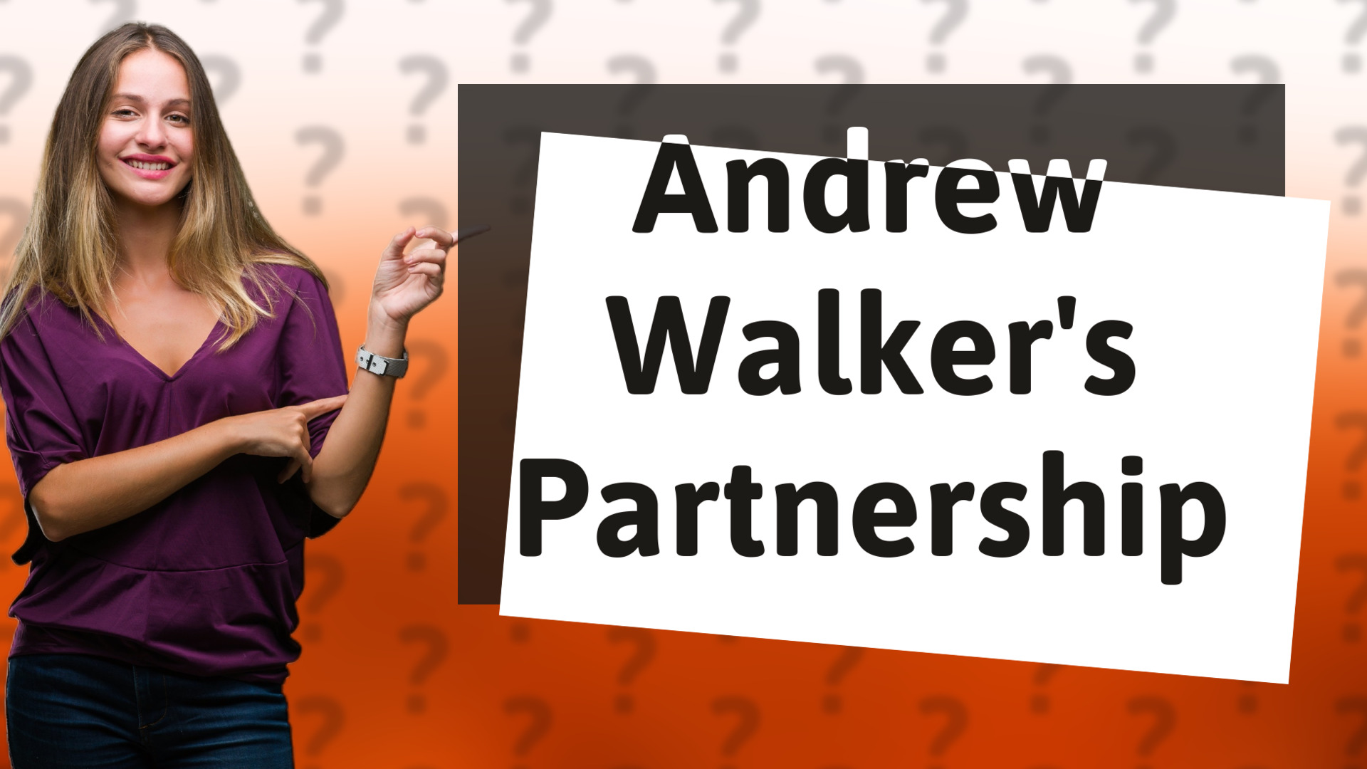 Andrew Walker's Partnership