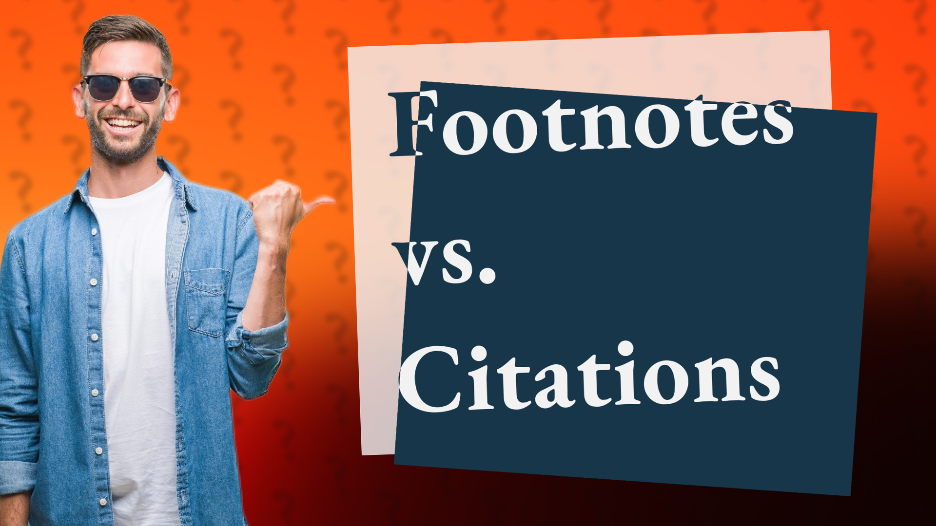 Footnotes vs. Citations