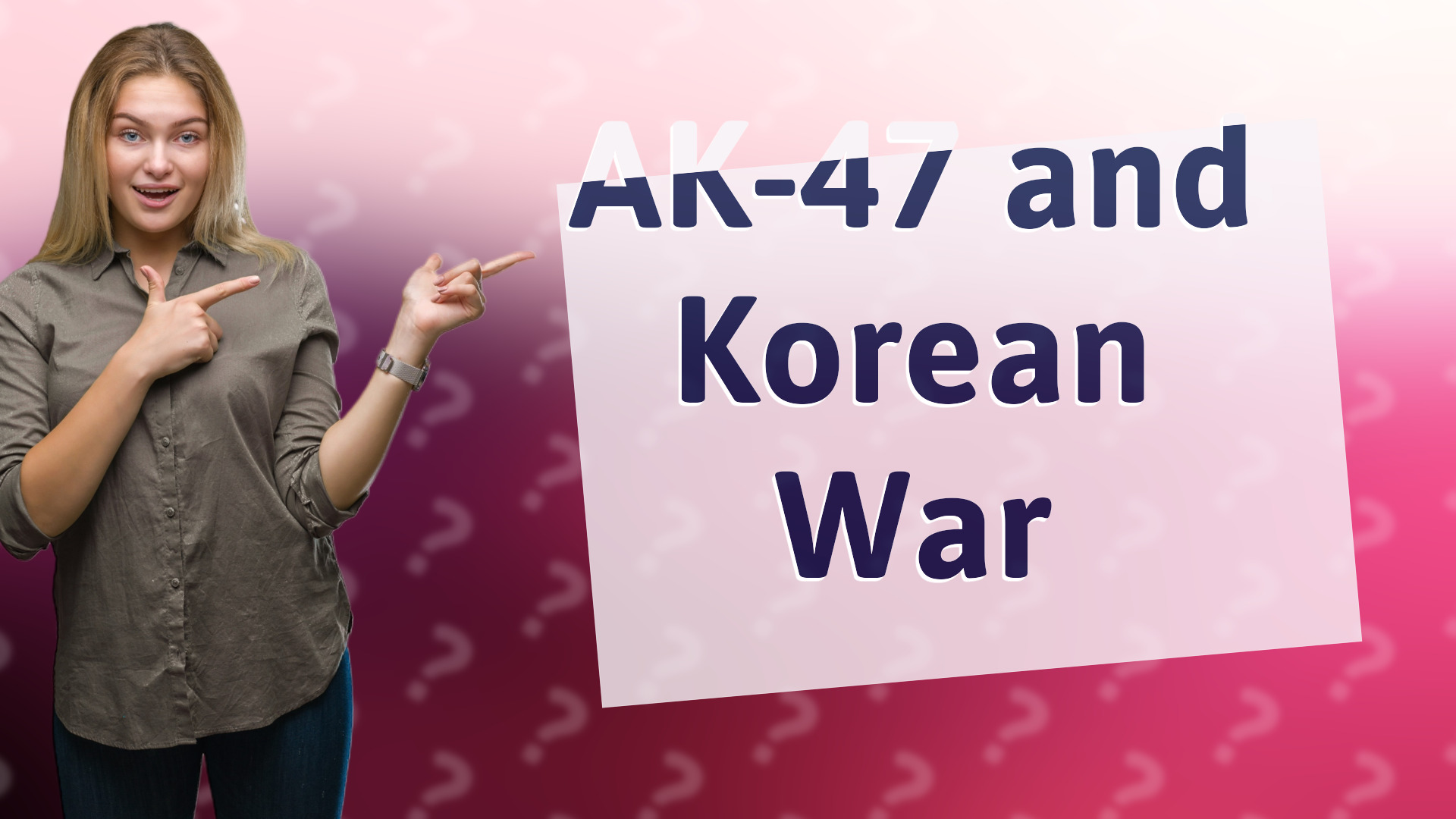 AK-47 and Korean War