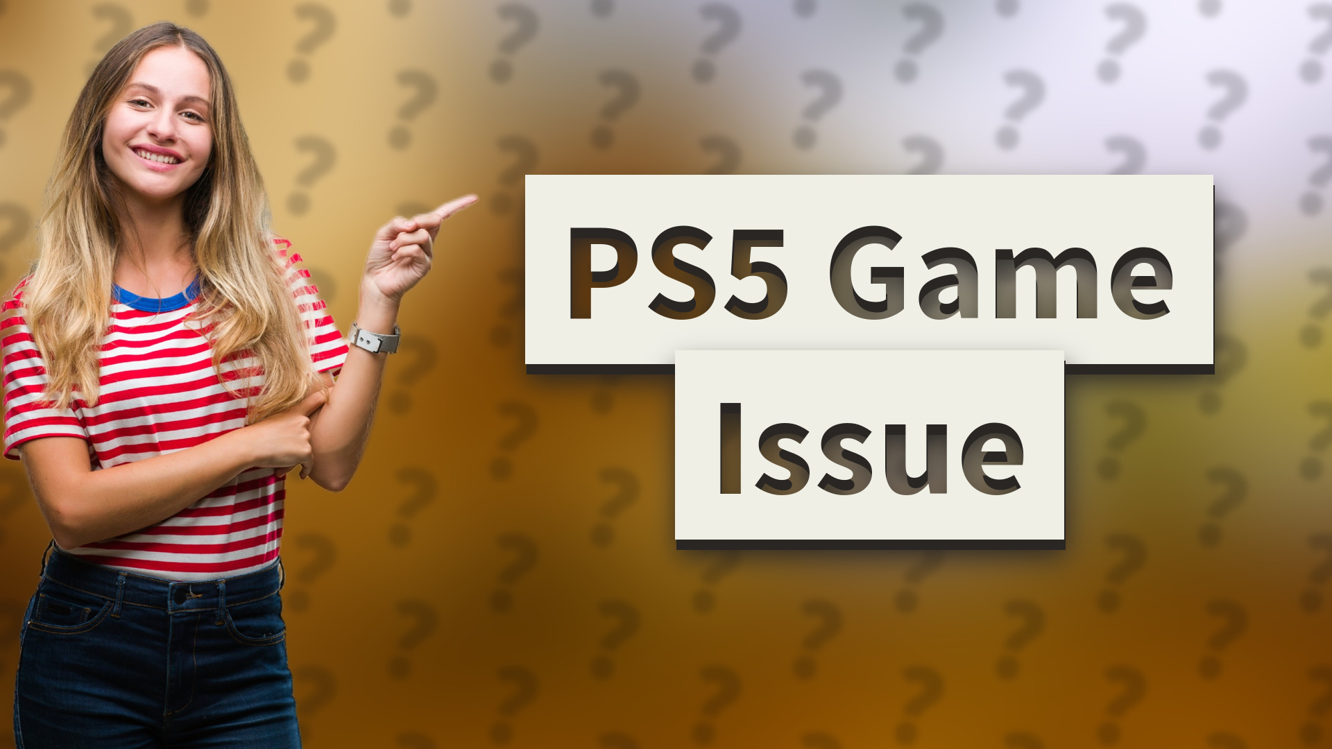 PS5 Game Issue