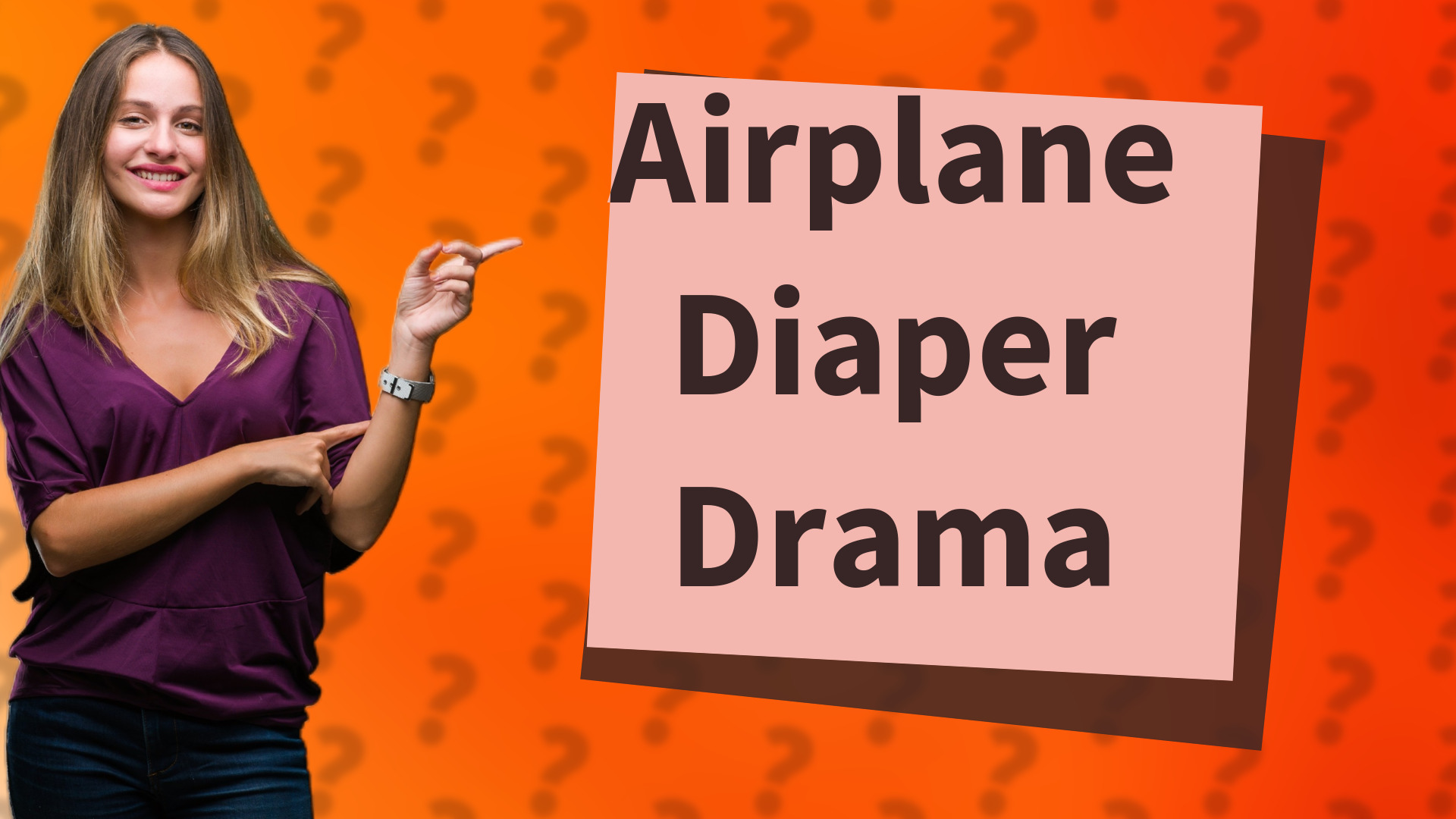 Airplane Diaper Drama