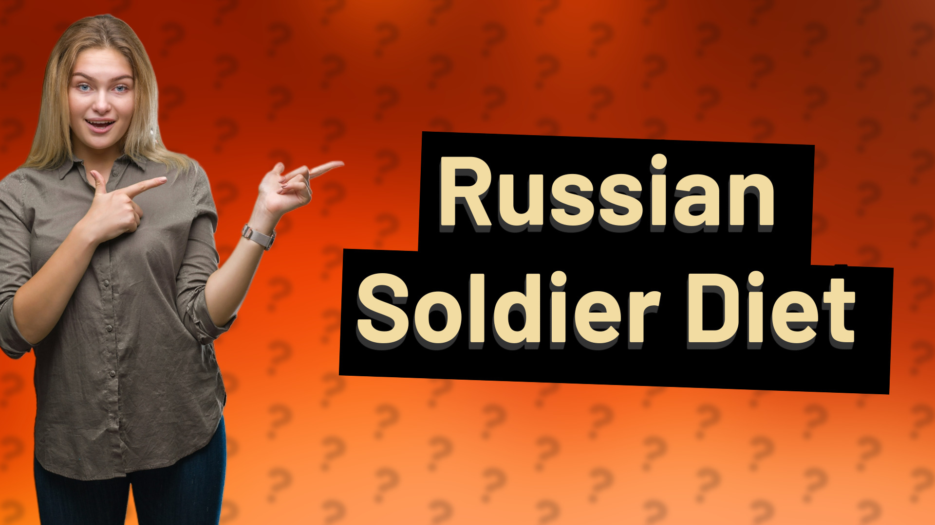 Russian Soldier Diet