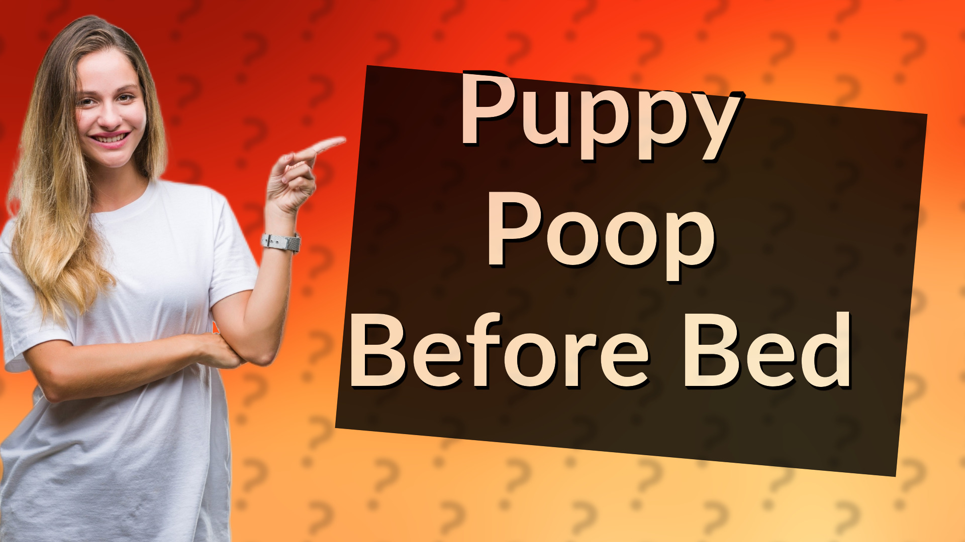 Puppy Poop Before Bed