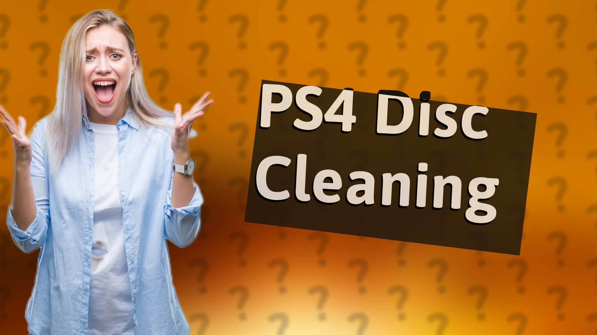 PS4 Disc Cleaning