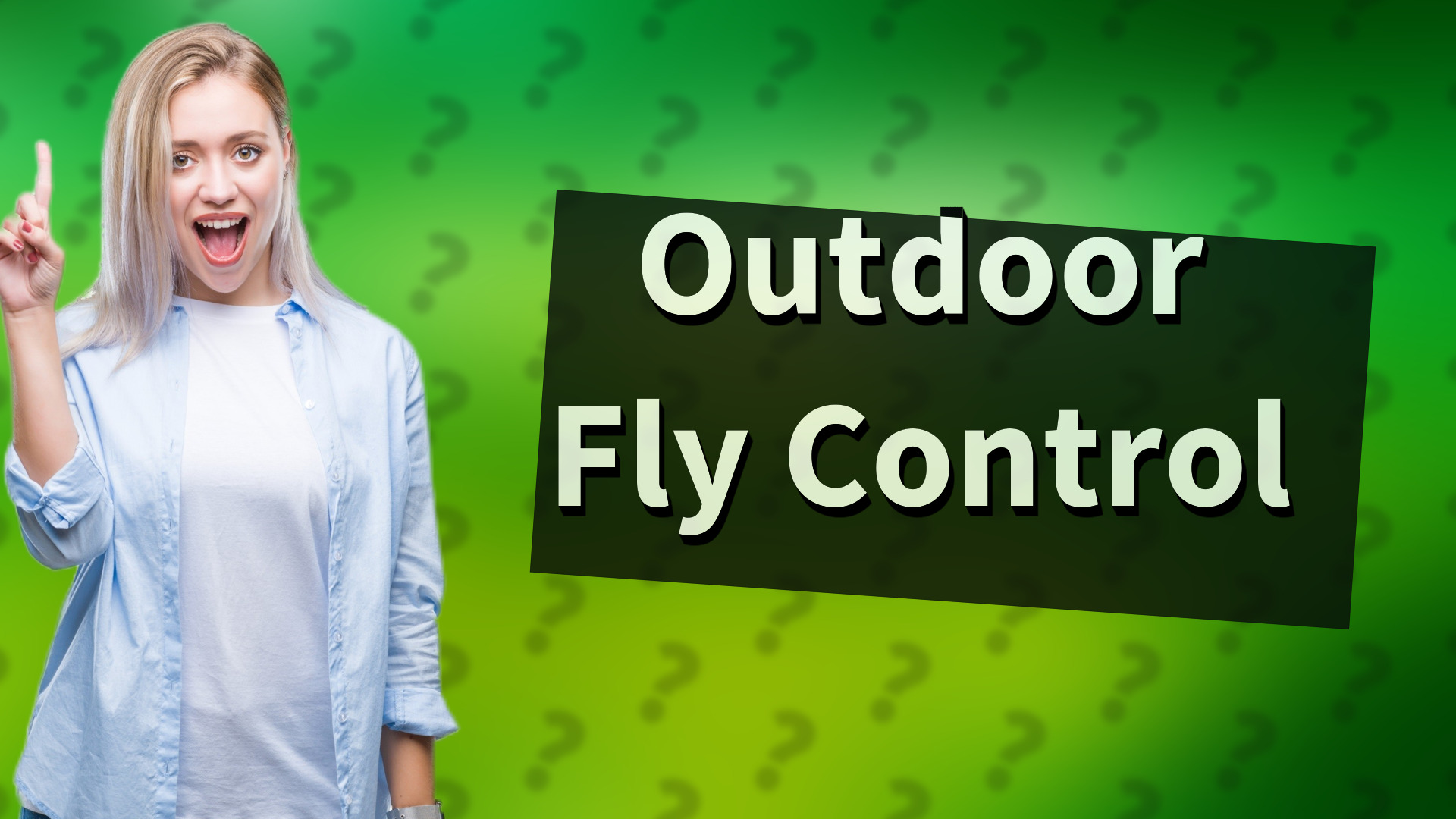 Outdoor Fly Control