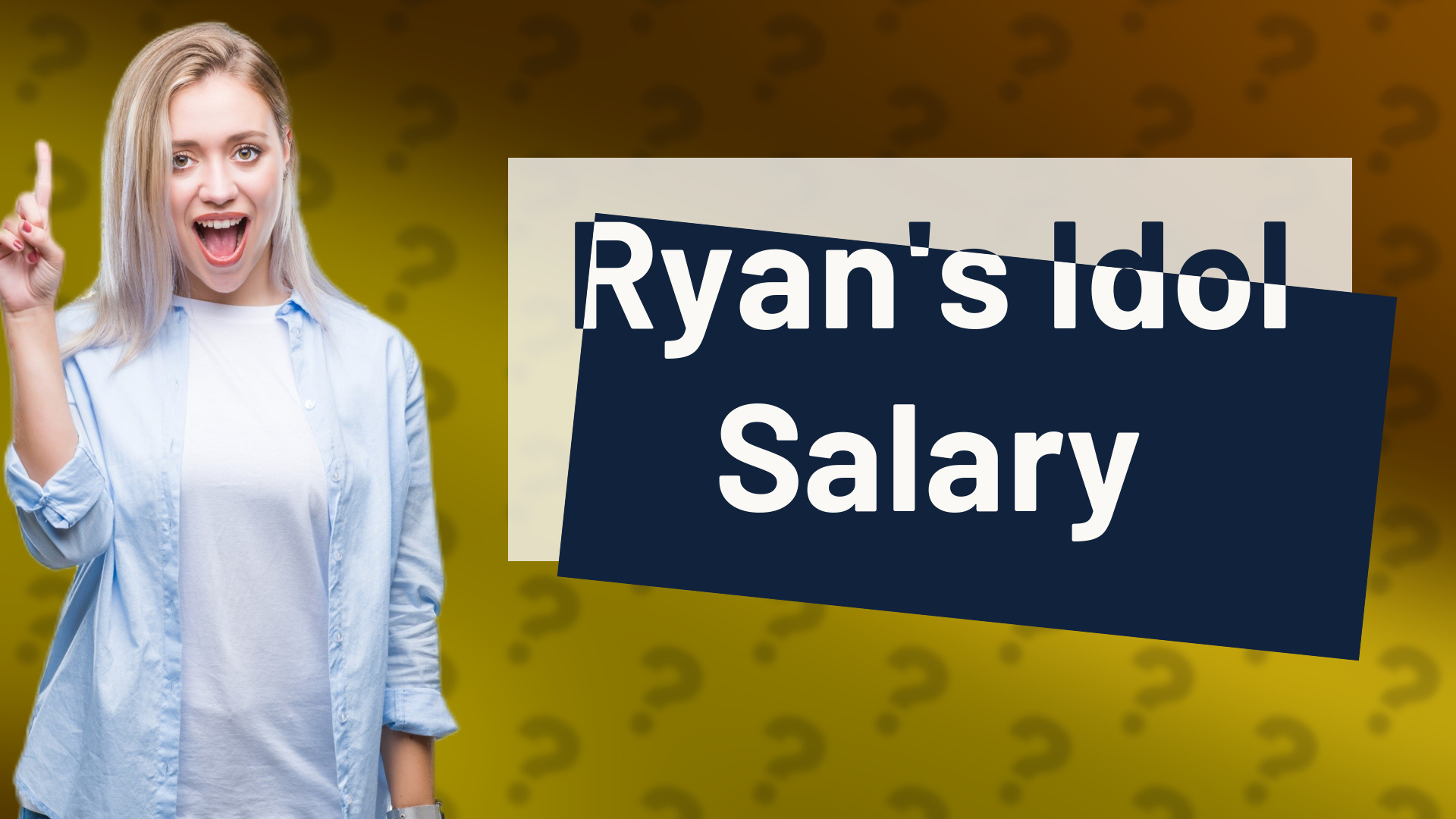 Ryan's Idol Salary