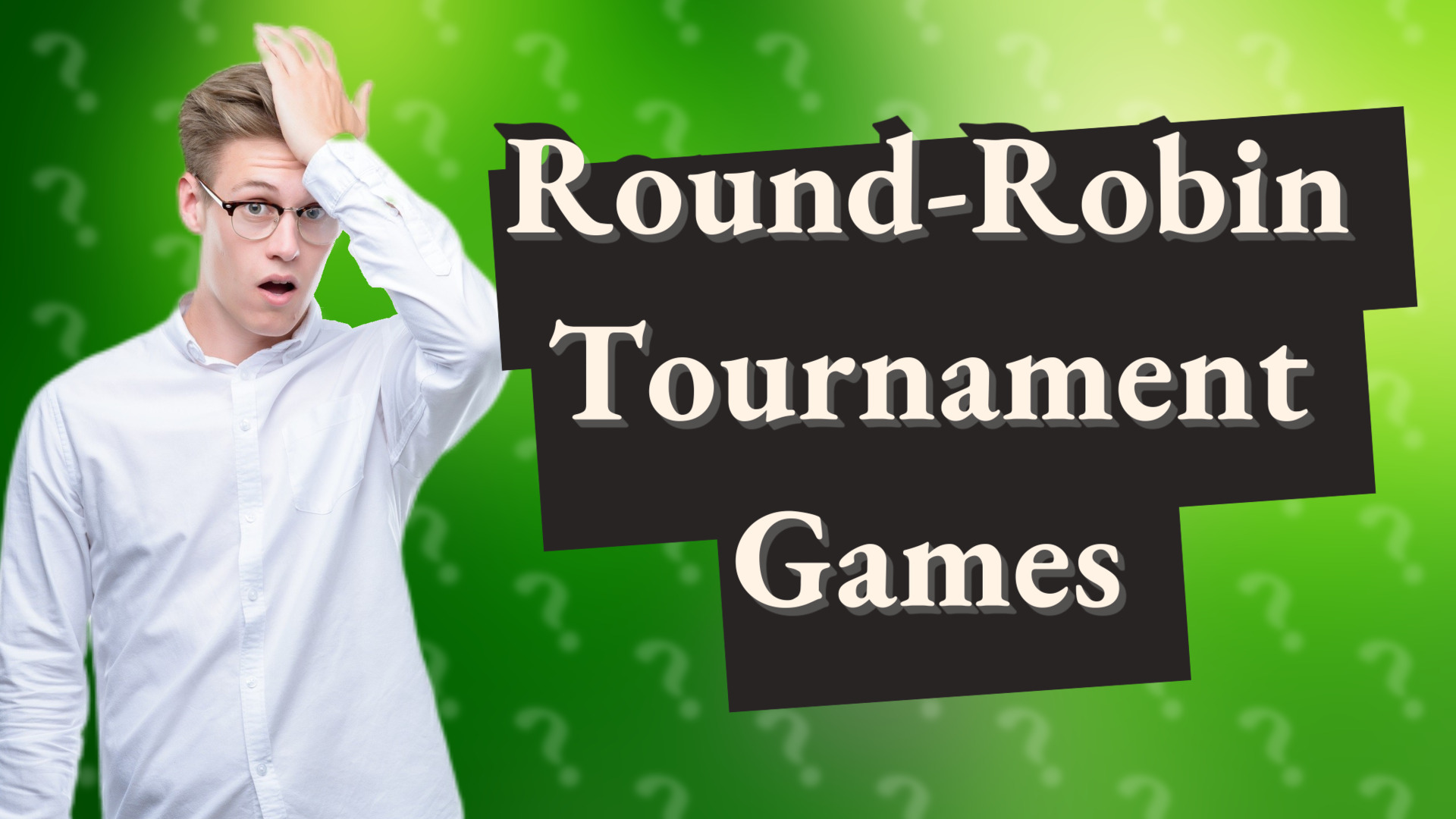 Round-Robin Tournament Games