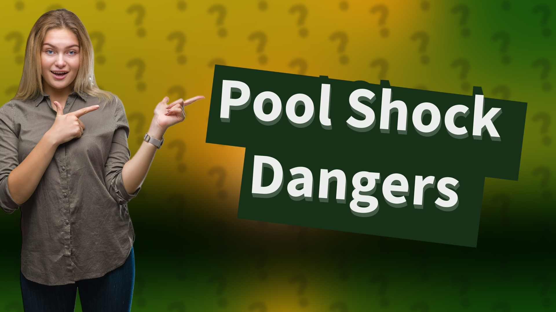 Pool Shock Dangers