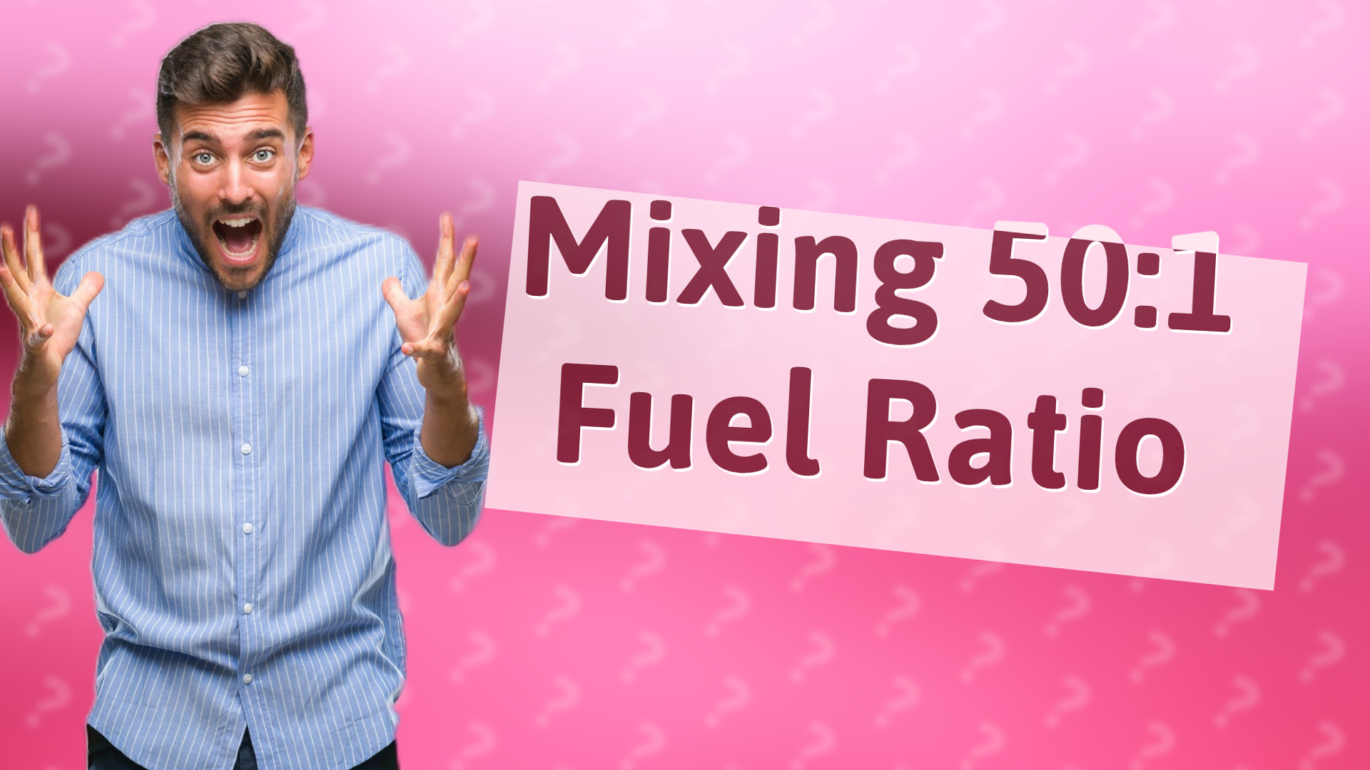 Mixing 50:1 Fuel Ratio