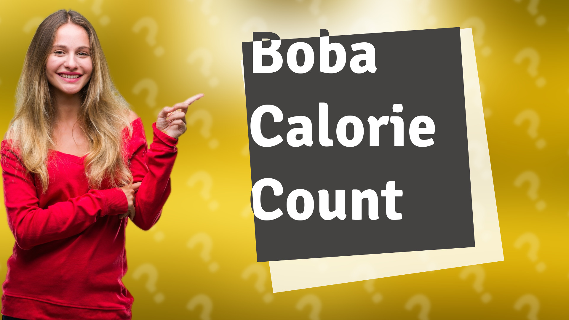 Boba Calorie Count