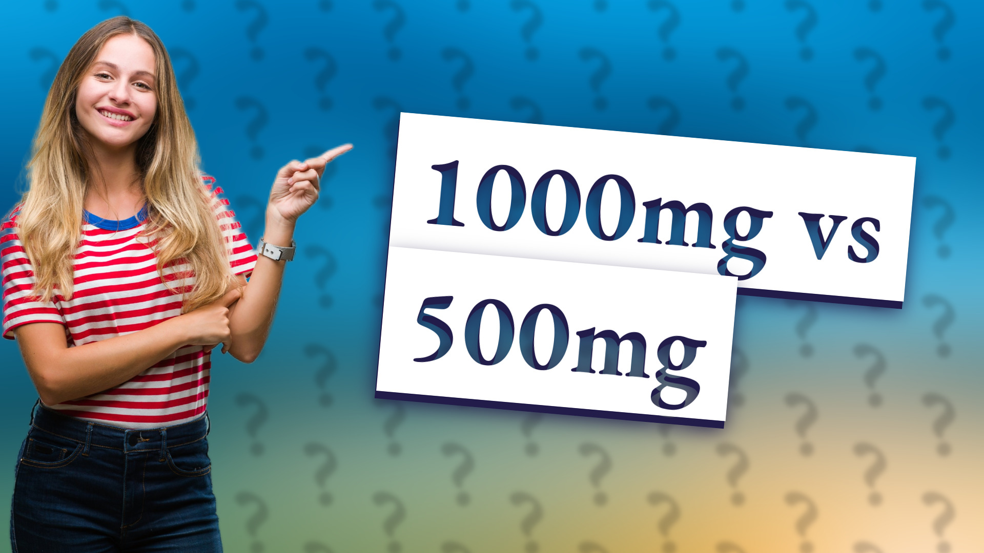 1000mg vs 500mg
