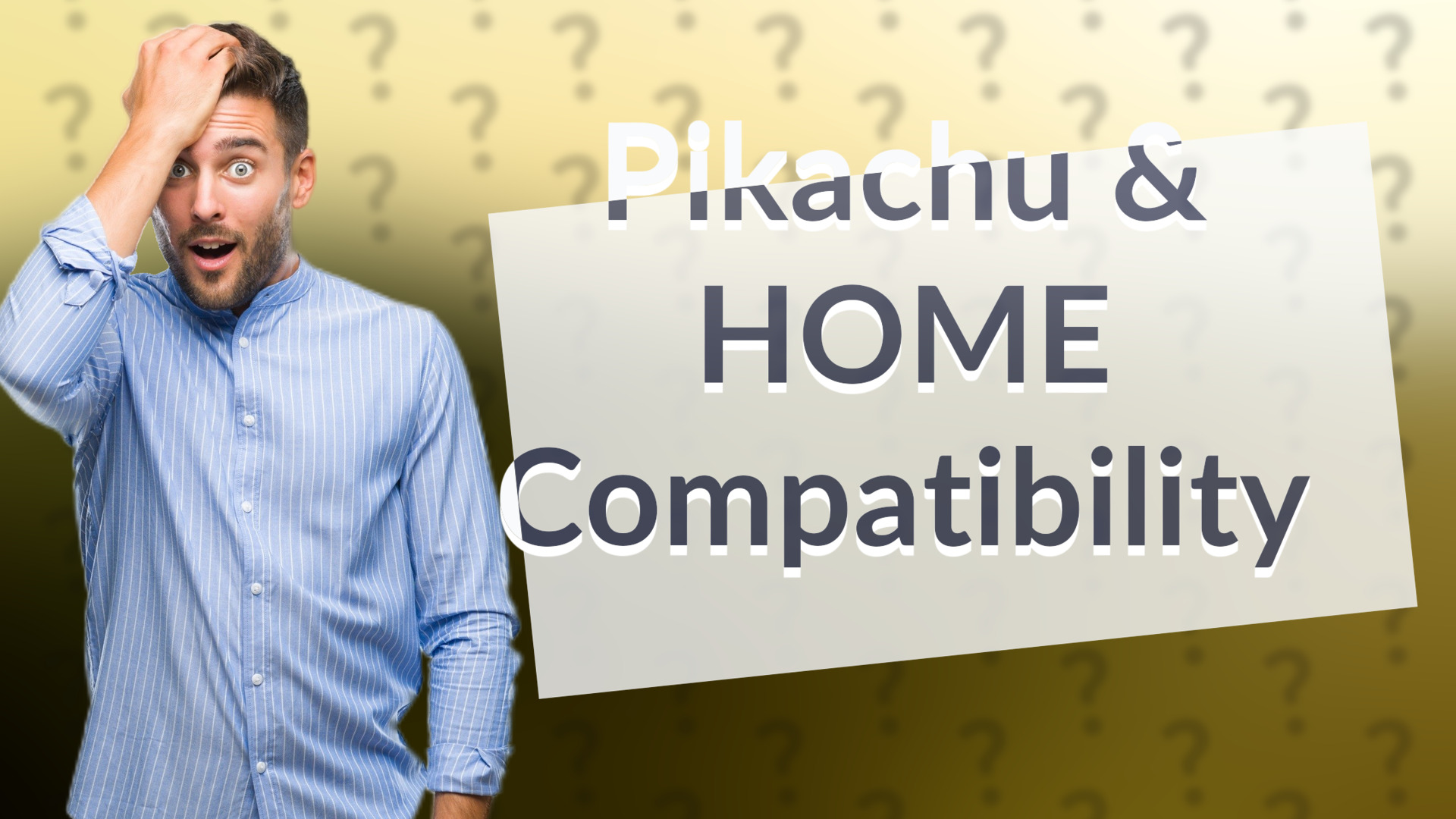 Pikachu & HOME Compatibility